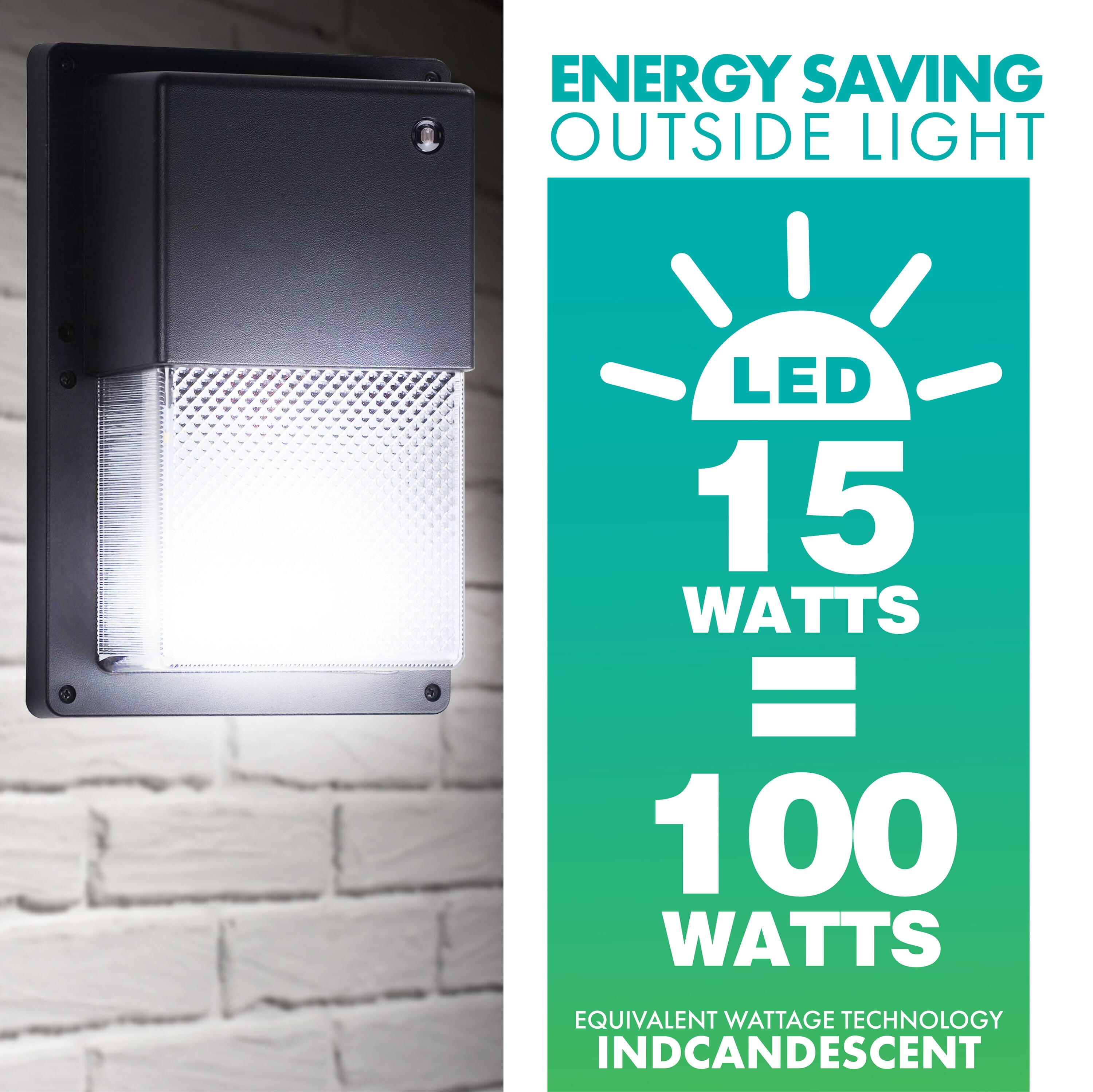 Simply Conserve L15W-MWP-40-120-PC Wall-Pack-Lights - View #4