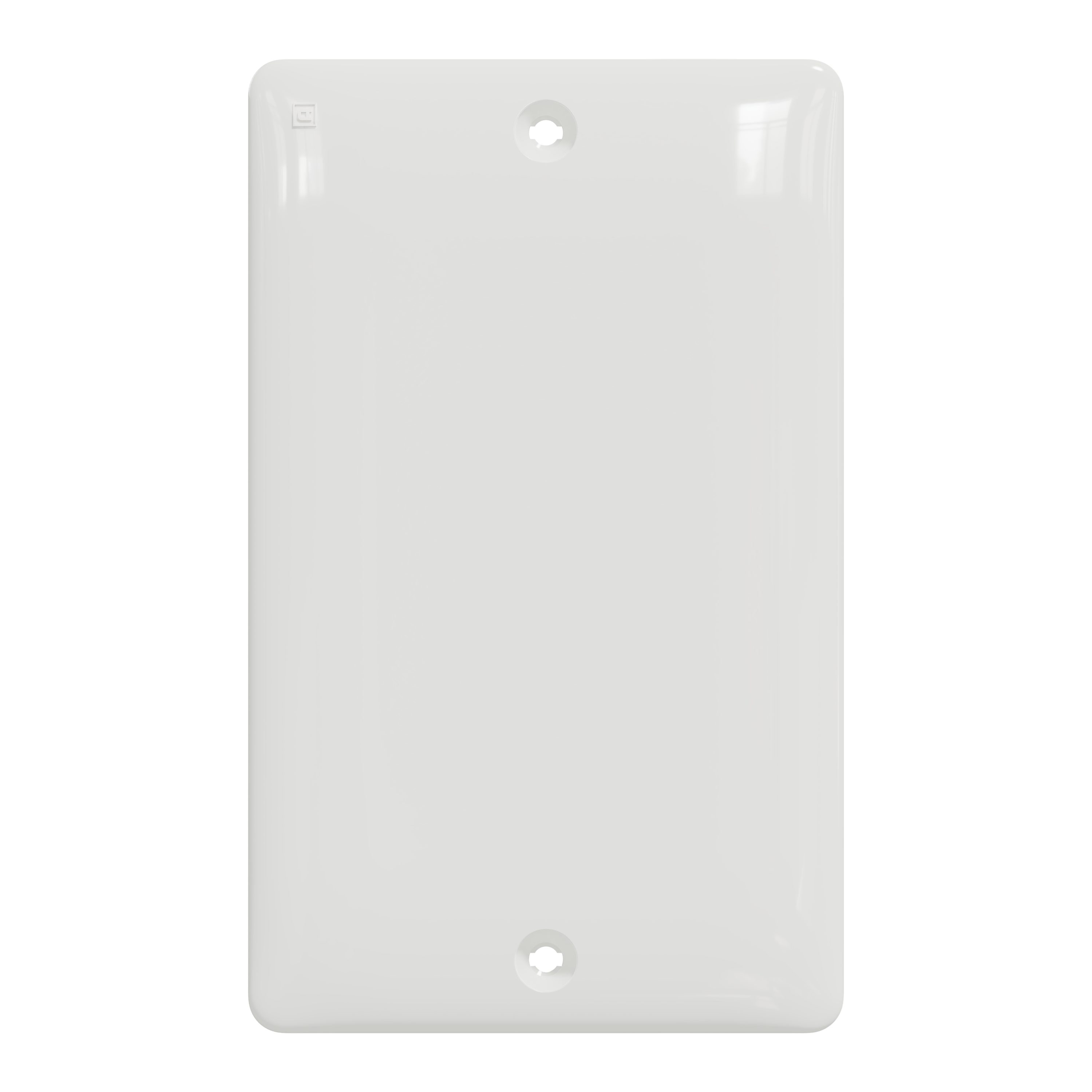 Square D SQWS140001WH X Series 1 -Gang Midsize Size Matte White Polycarbonate Indoor Decorator Wall Plate