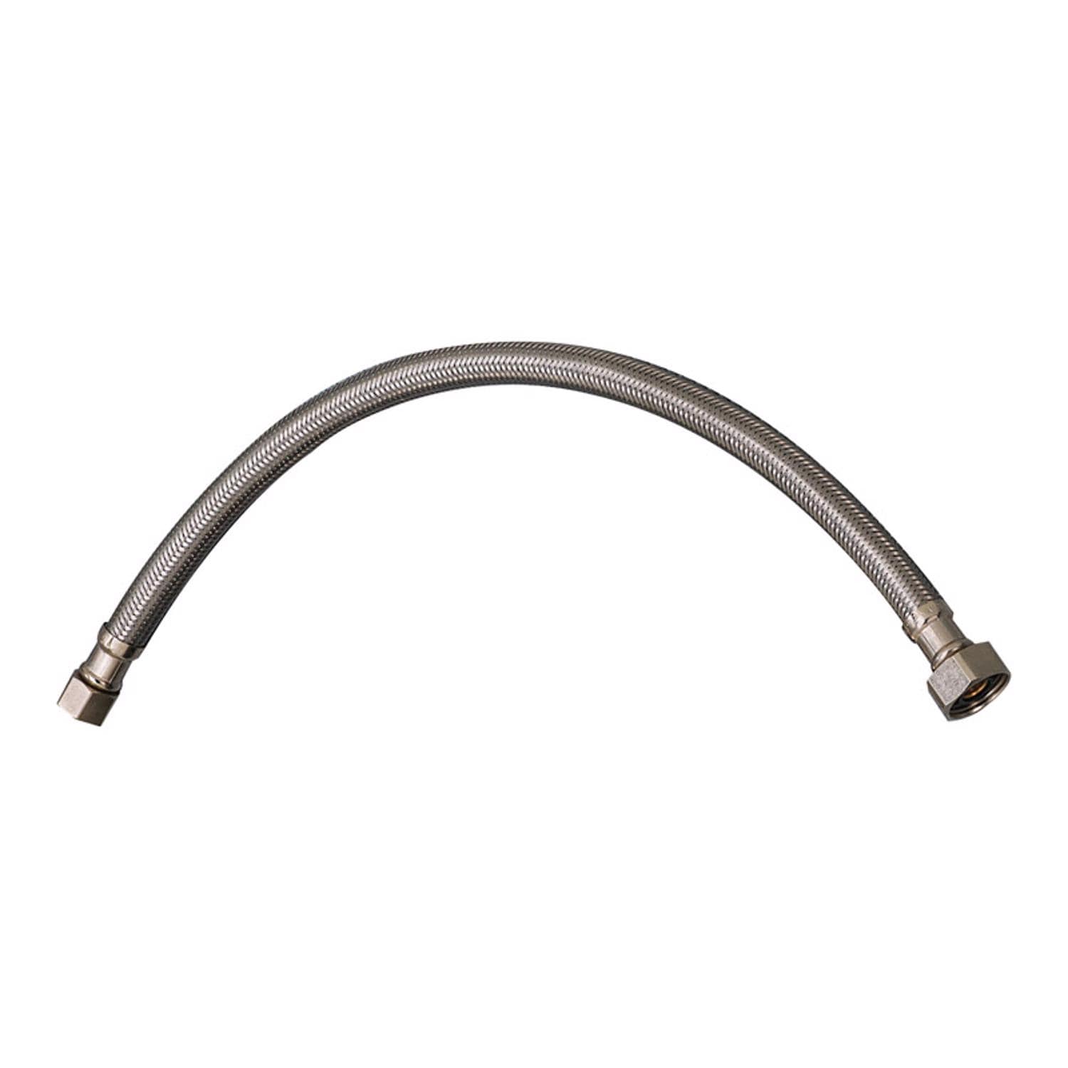 Plumb Pak - EZ 3/8 in. Compression X 1/2 in. D FIP 20 in. Stainless Steel Faucet Supply Line