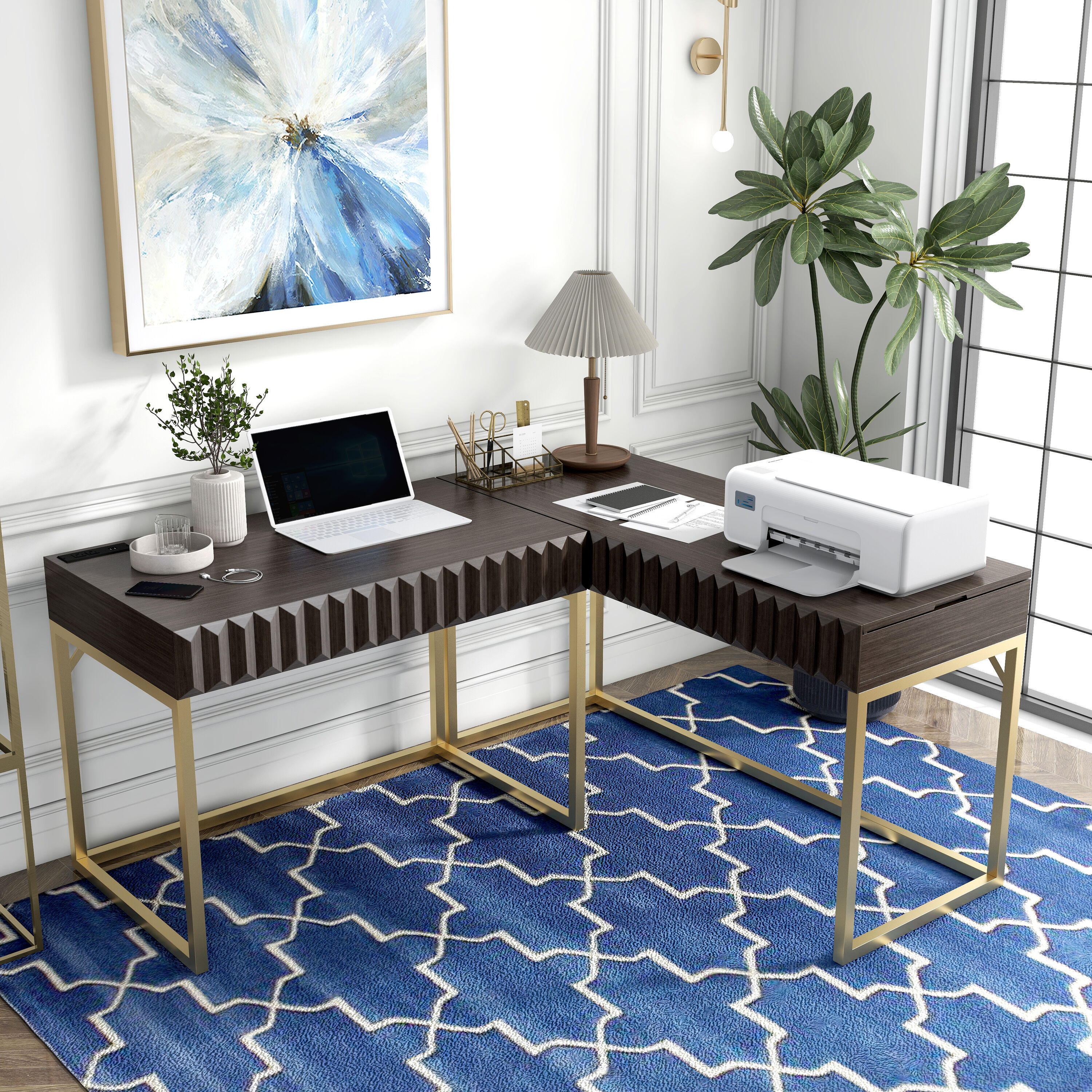 Furniture of America IDF-DK406WN-SET desks - View #5