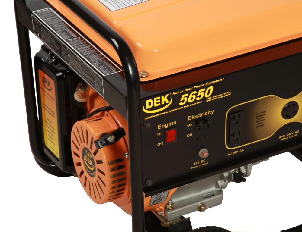 DEK DEK5650 Portable-Generators - View #2