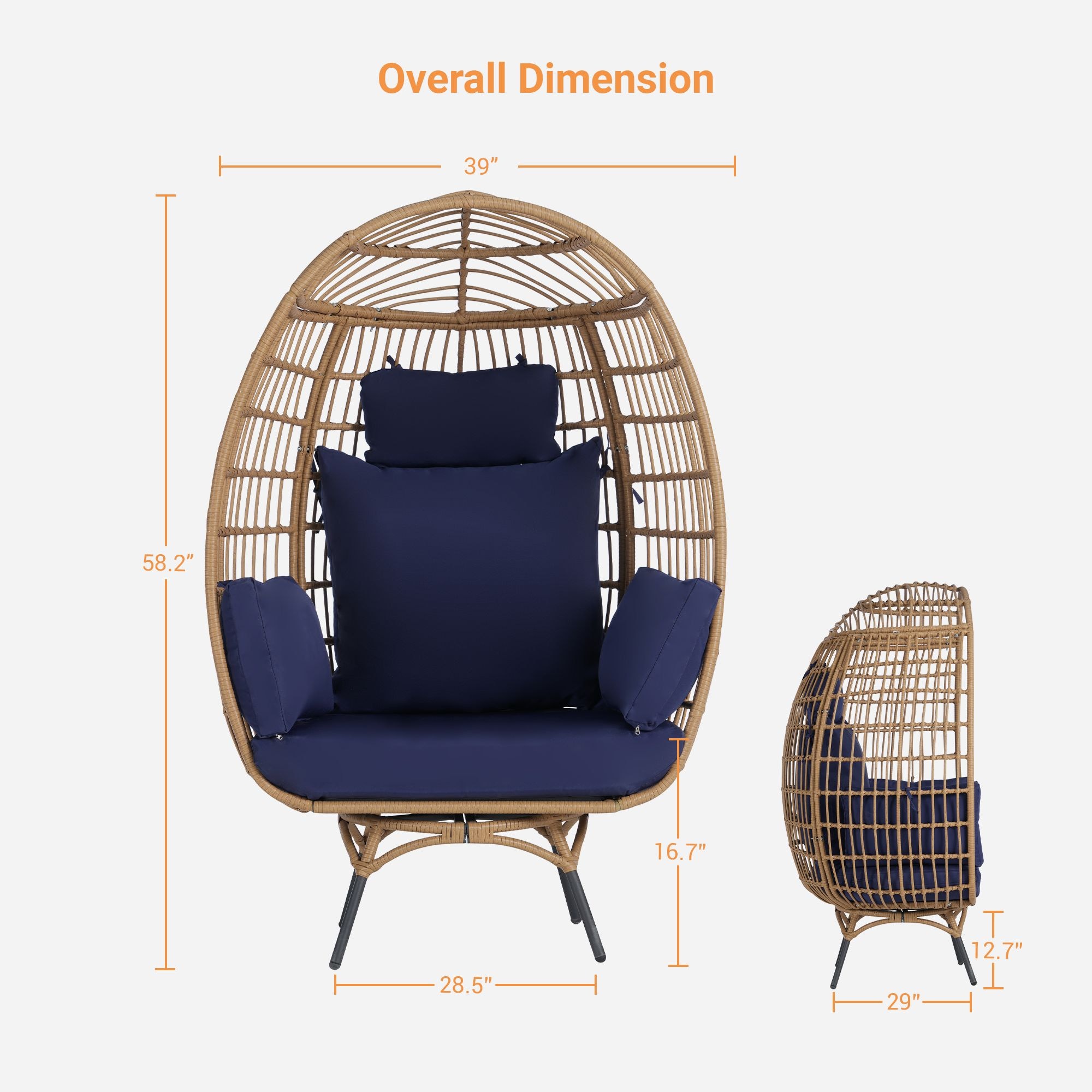 SANSTAR L-RJDC65NY-BB Patio-Chairs - View #3