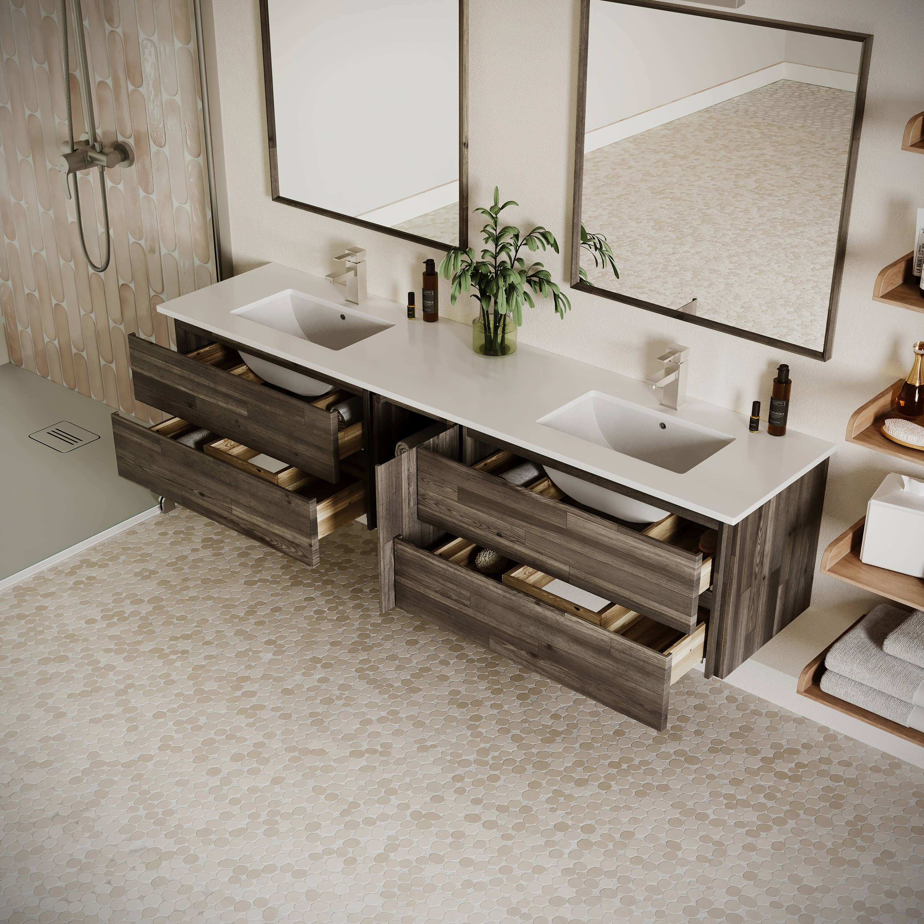Fresca FVN31-361236ACA Bath-Vanity-Combo - View #3