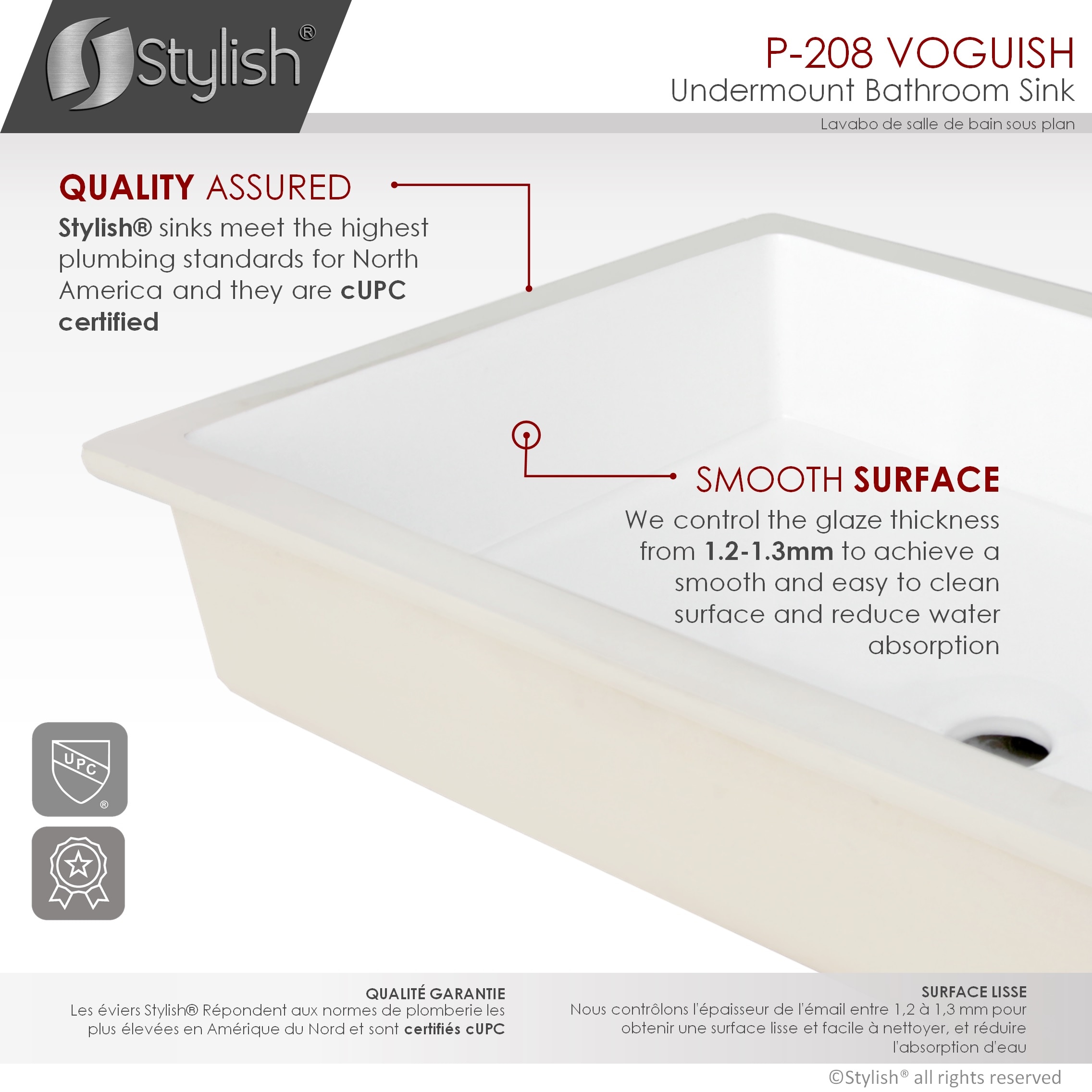 Stylish P-208 Bath-Sink - View #3