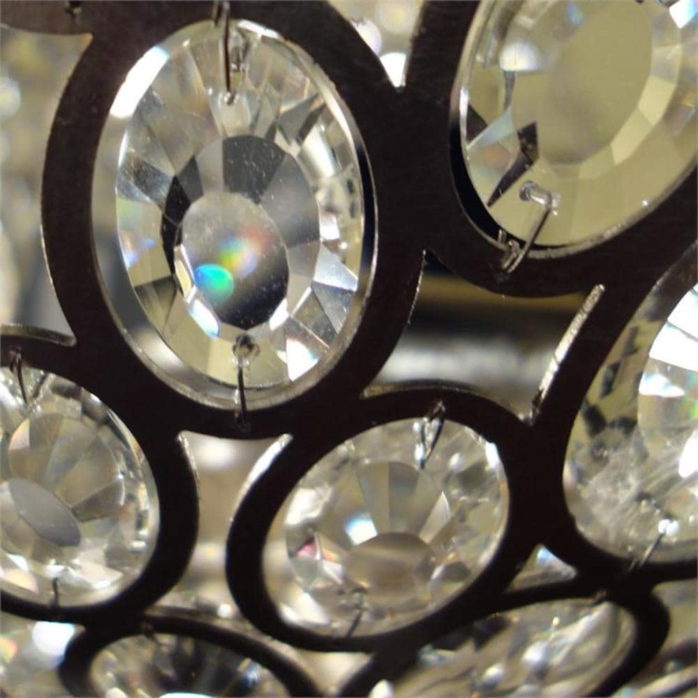 Sterling Distressed Twilight Crystal 5-Light Chandelier