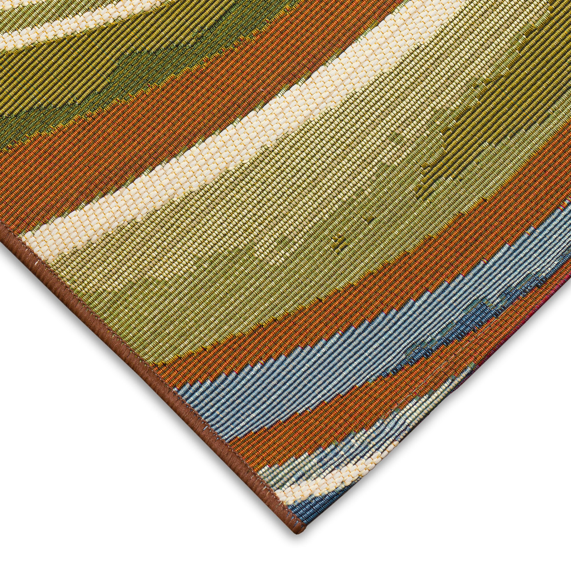 Serenity Swirls Abstract Indoor/Outdoor Rug 3'3" x 4'11"