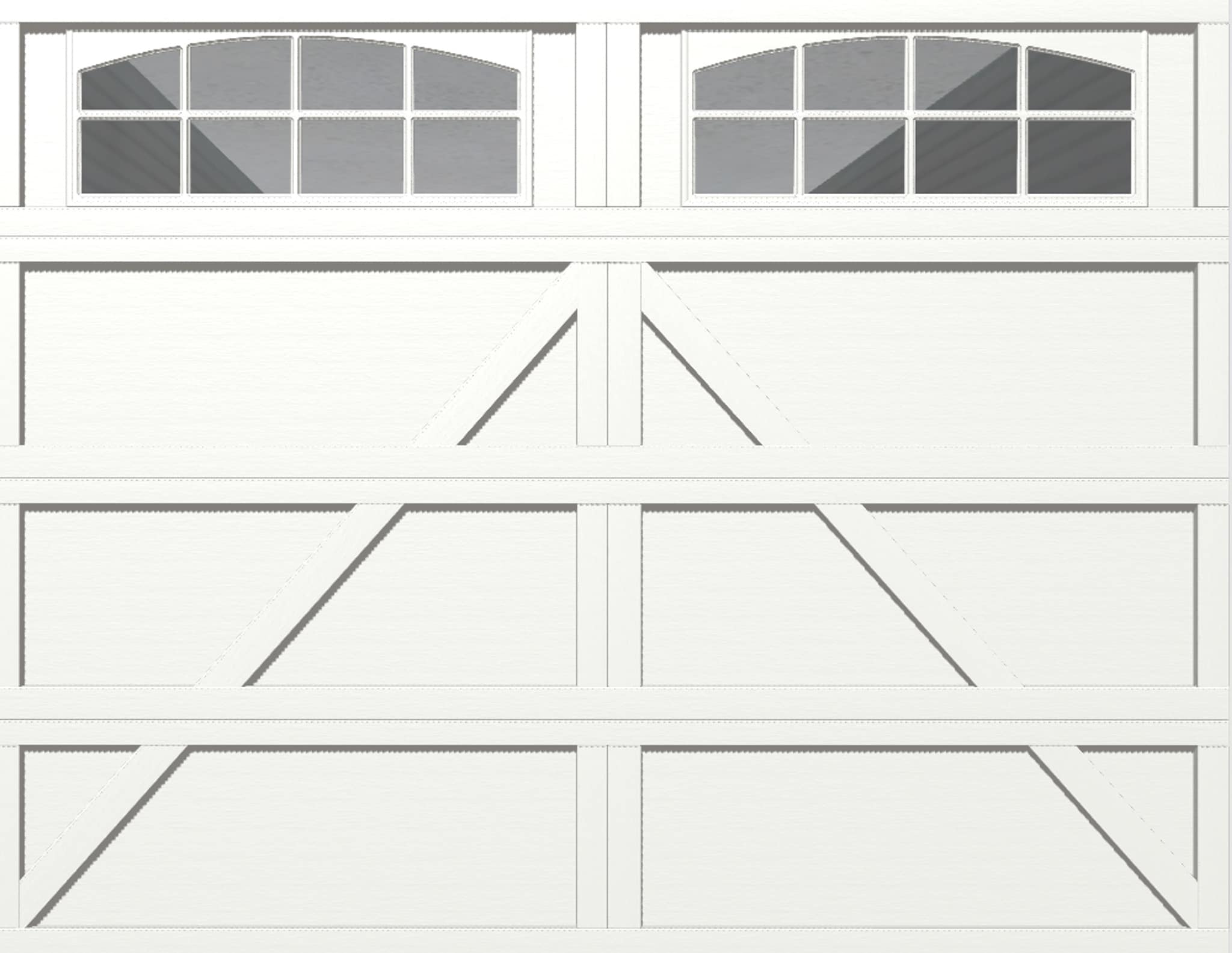 Wayne Dalton WD9405CHWCSIII97 Classic Steel Model 9405 9-ft x 7-ft Insulated White Single Garage Door with Windows