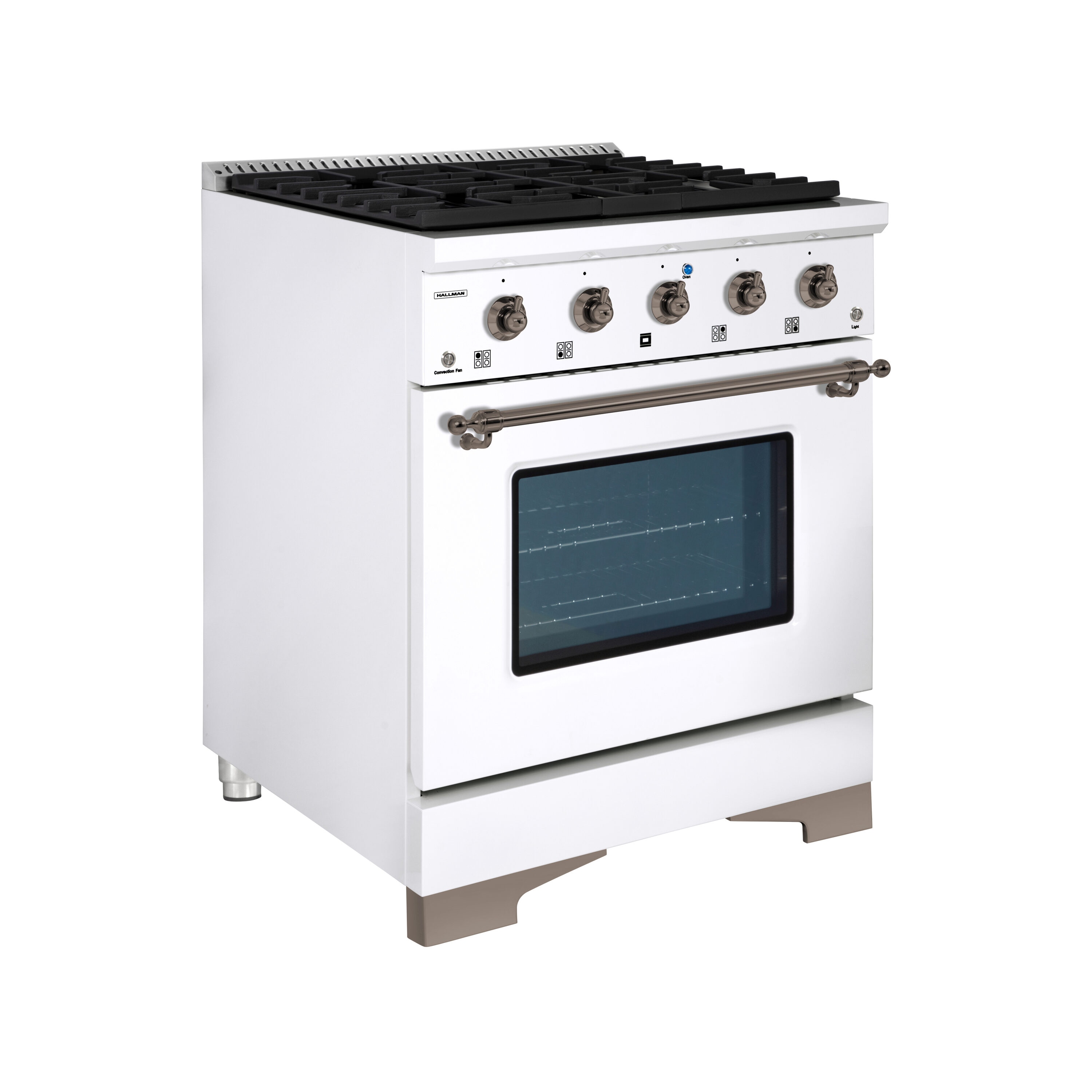 Hallman HCLRDF30BZWT Dual-Fuel-Ranges - View #3