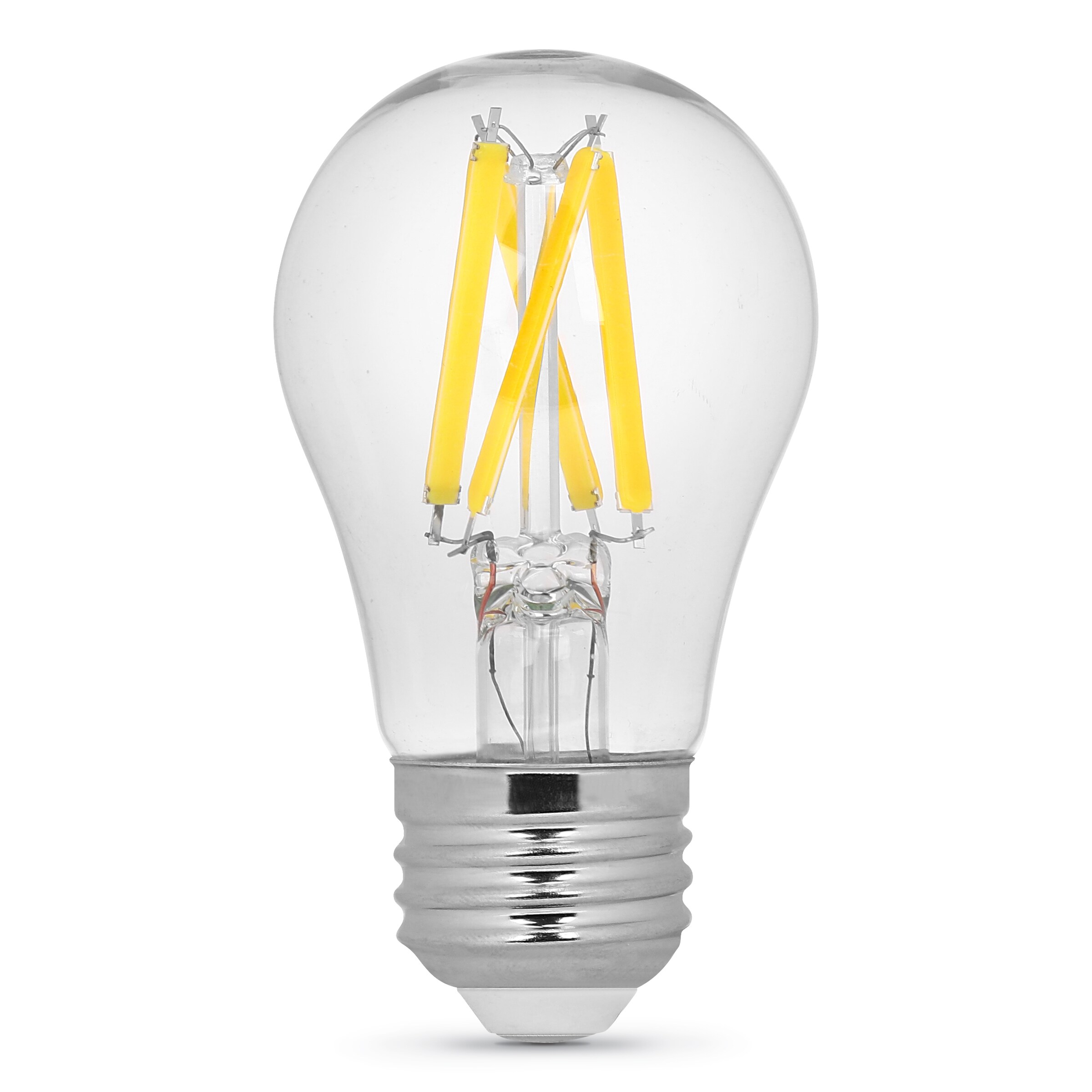 60-Watt Equivalent Clear Glass LED Filament Bulbs, Soft White (2-Pack)