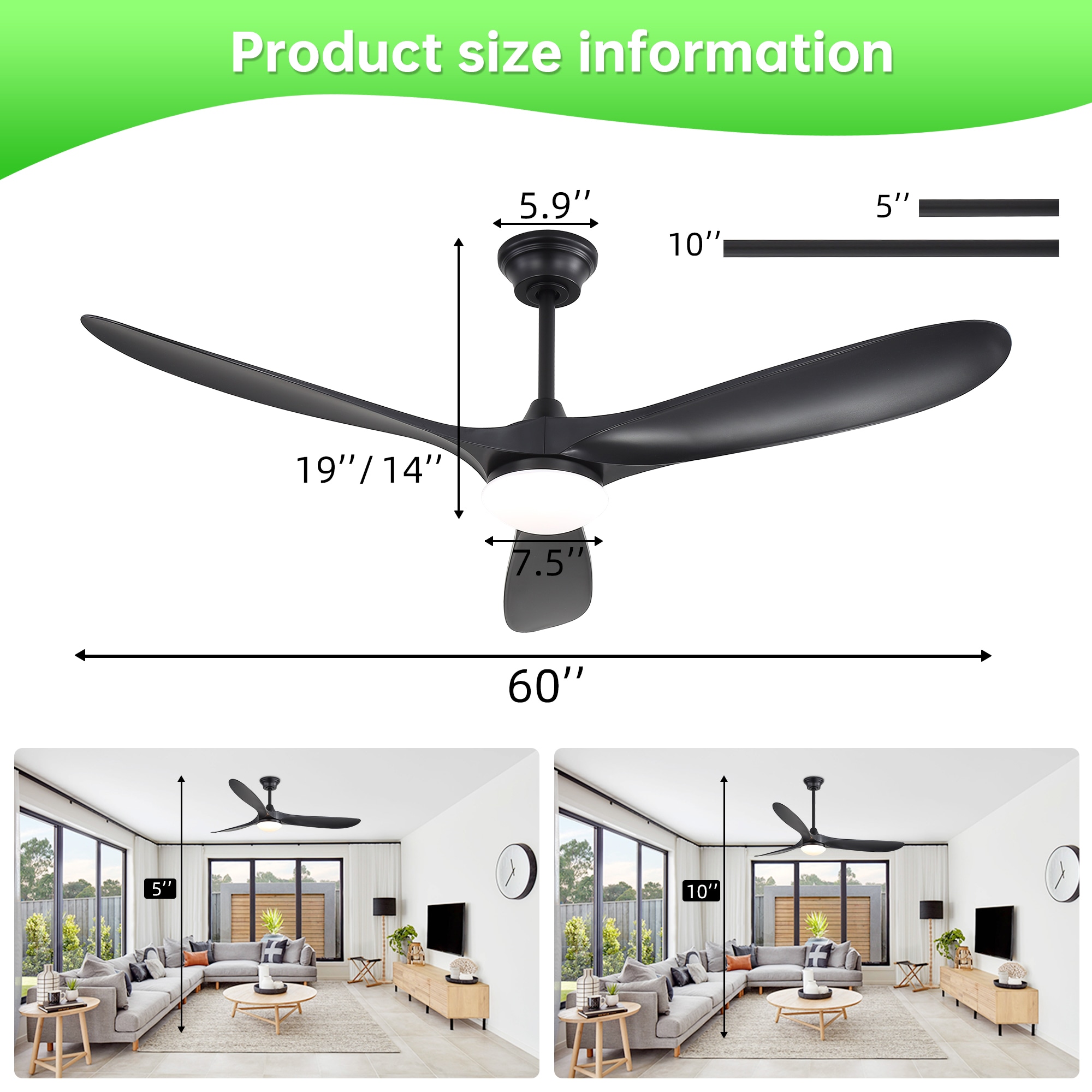 Fun Orange FUN26CF47 Ceiling-Fans - View #2