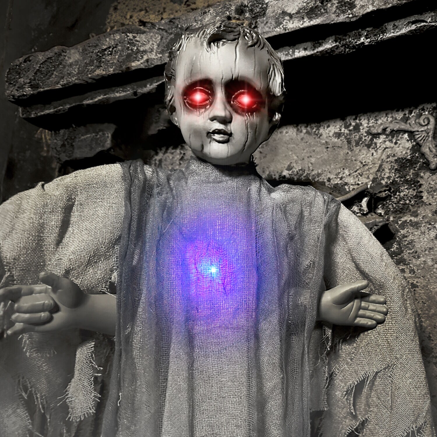 Haunted Hill Farm HHANGEL-1HLSA Halloween-Animatronics - View #9
