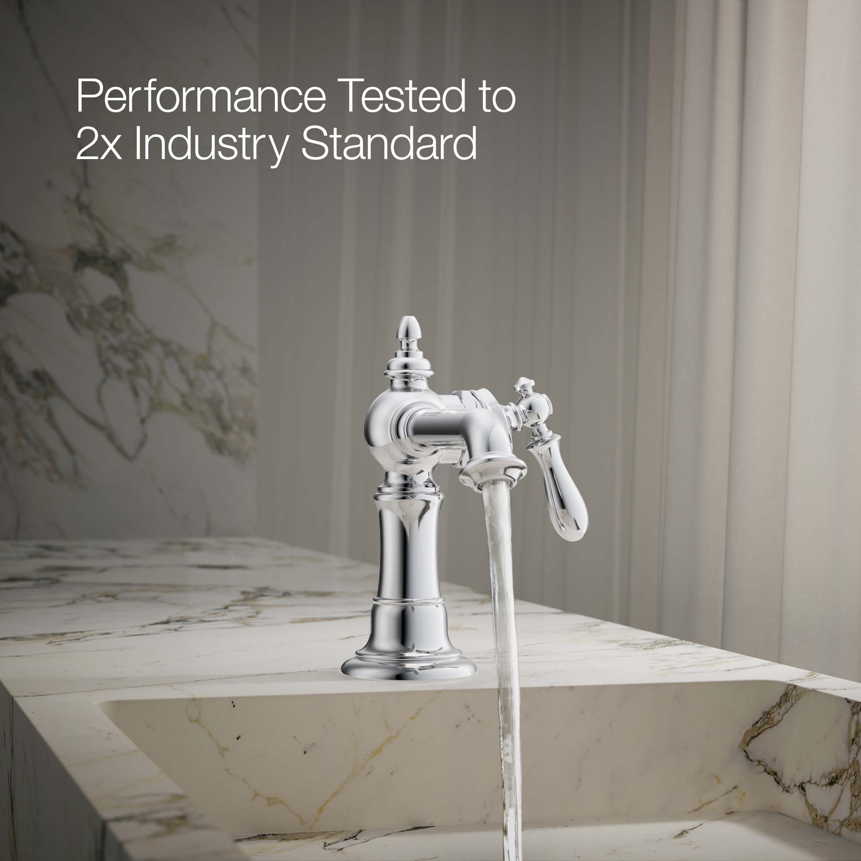 Artifacts Polished Chrome Single-Handle Bathroom Faucet