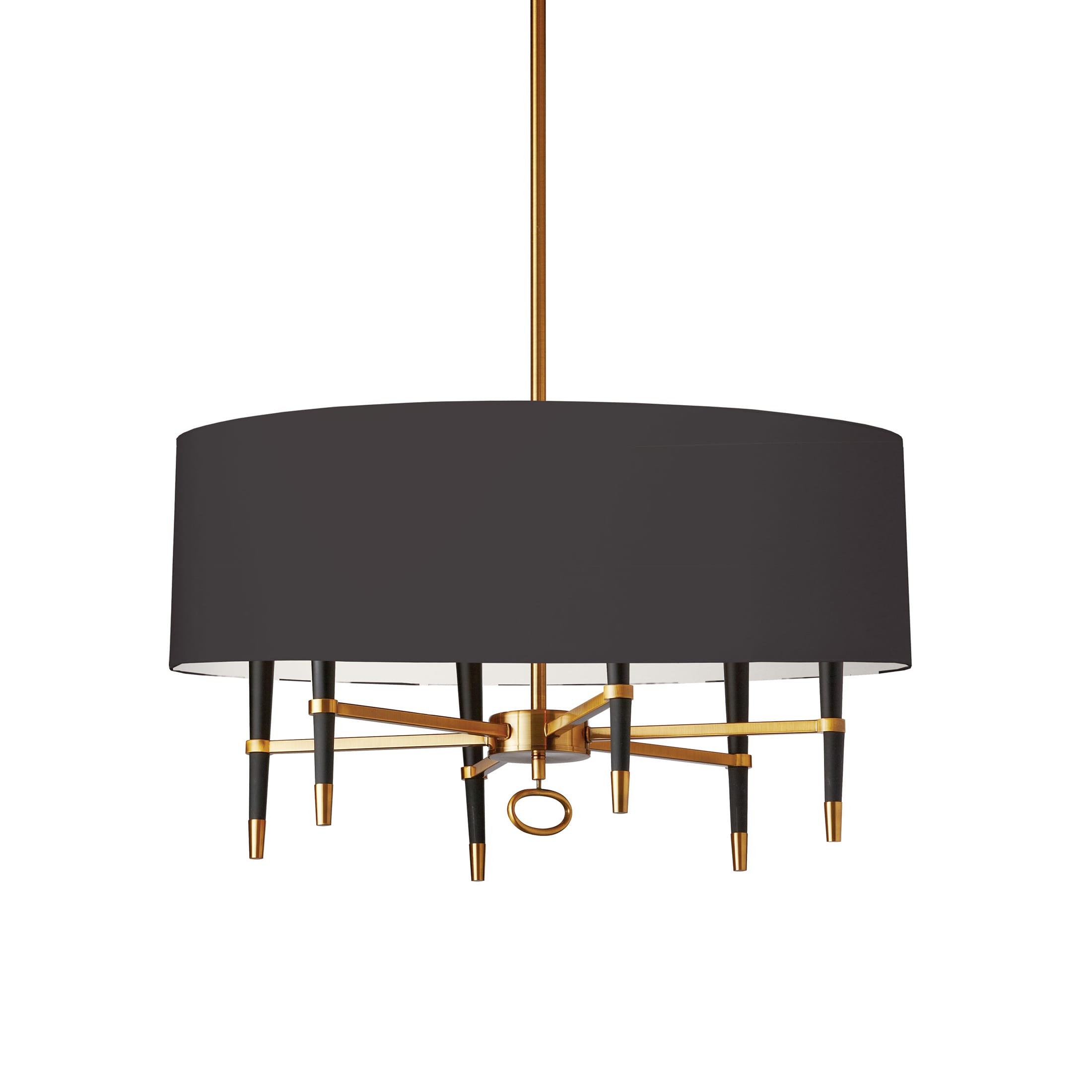 Dainolite LAN-246C-VB-BK Langford 6 -Light Antique Bronze Transitional For Use in Bathrooms, Bedrooms, Dining Rooms, Foyers, Kitchens, Living Rooms Chandelier