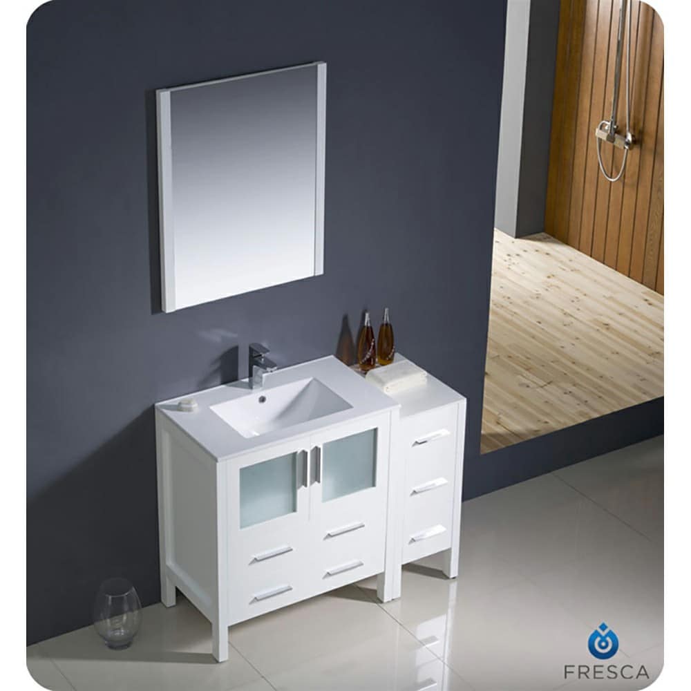 Fresca FCB62-3012WH-I Bath-Vanity-Combo - View #9