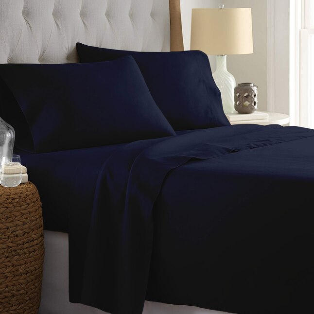 Boston Linen Microfiber, California King Size Bed Sheets Set