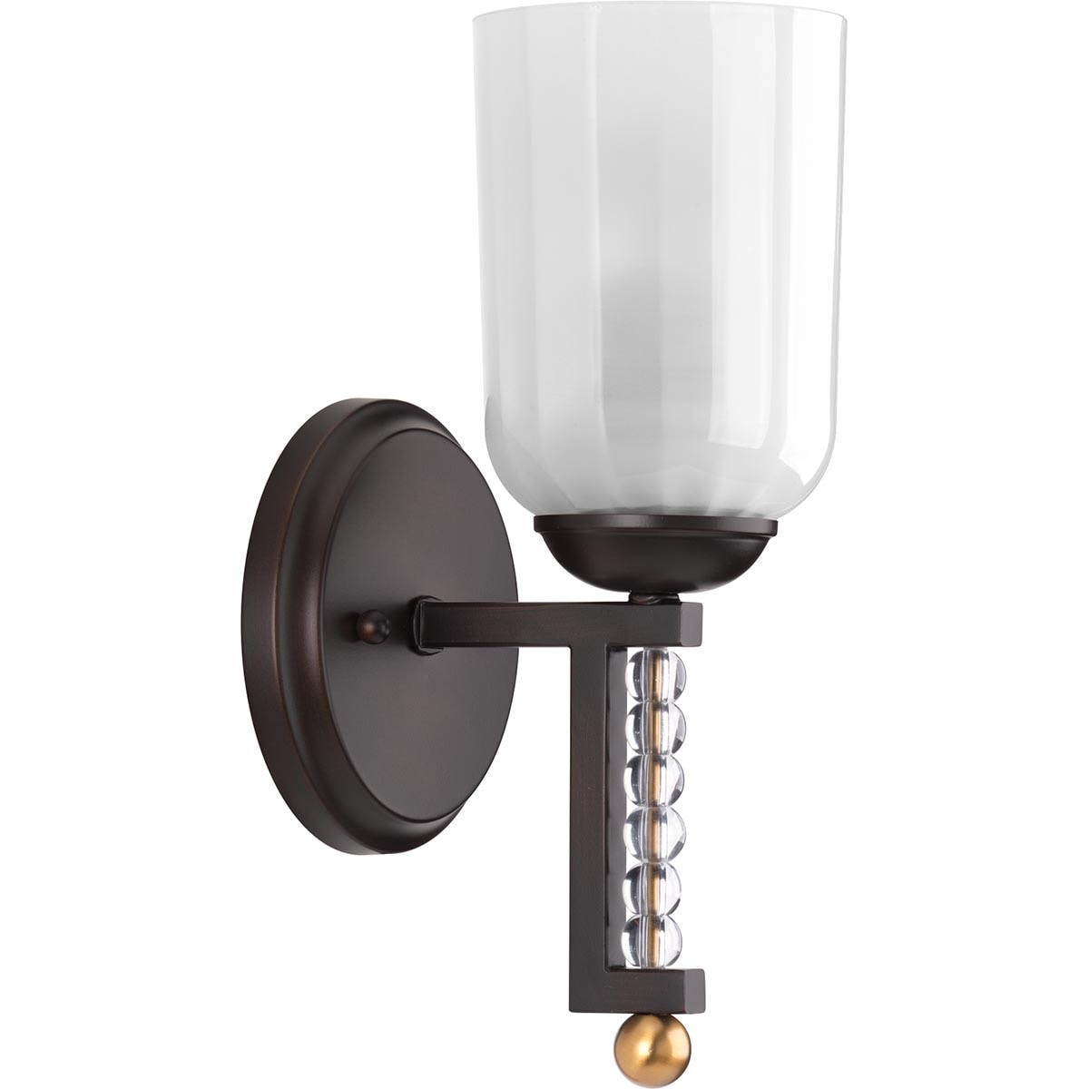 Progress Lighting P300100-020 Carlyn 5.125-in 1-Light Antique Bronze Transitional Vanity Light