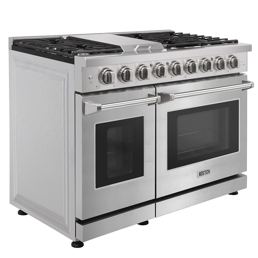 KOSTCH KOS-48RG03MLP-S Double-Oven-Gas-Ranges - View #4