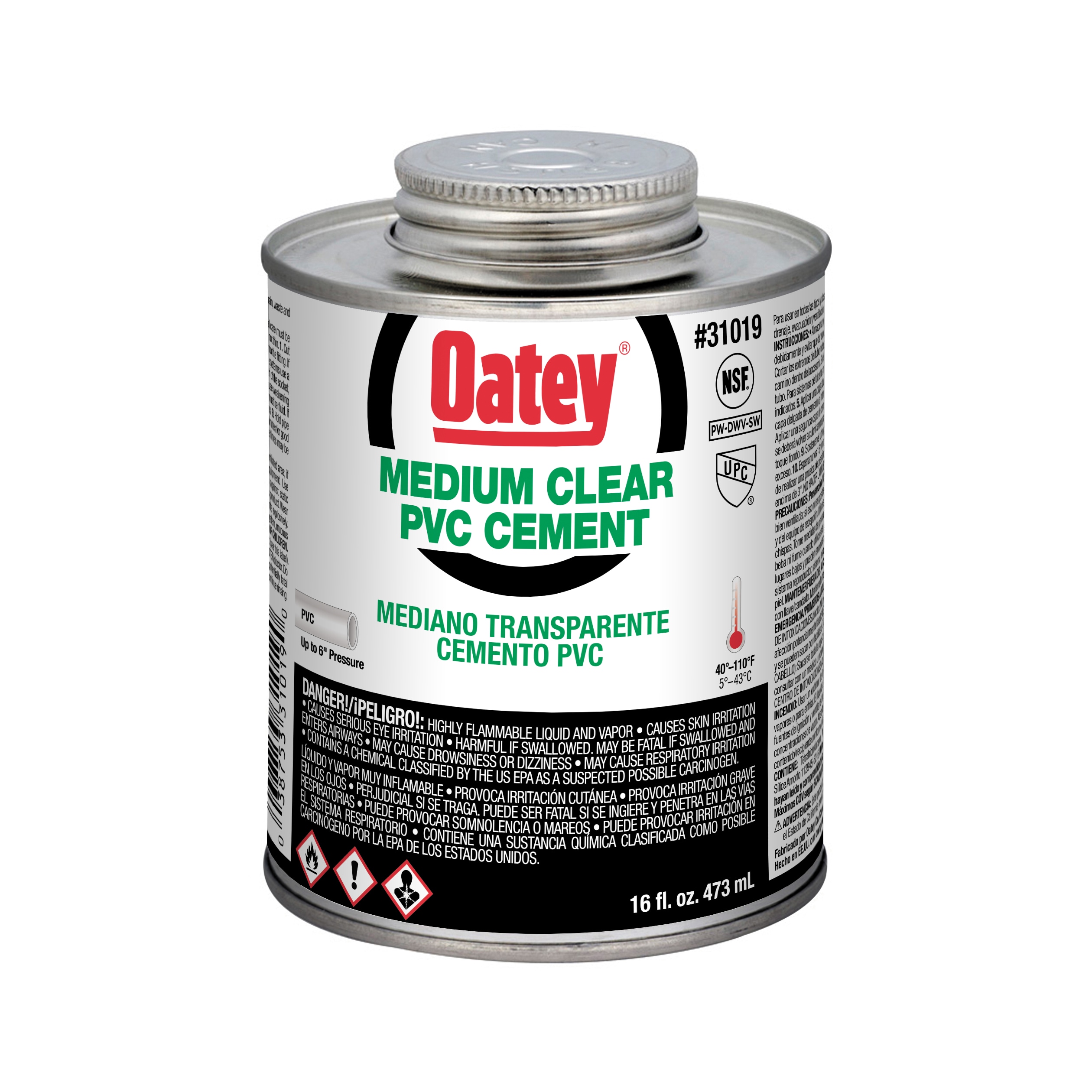 Oatey 31019L Pipe-Cements-Primers-Cleaners - View #8