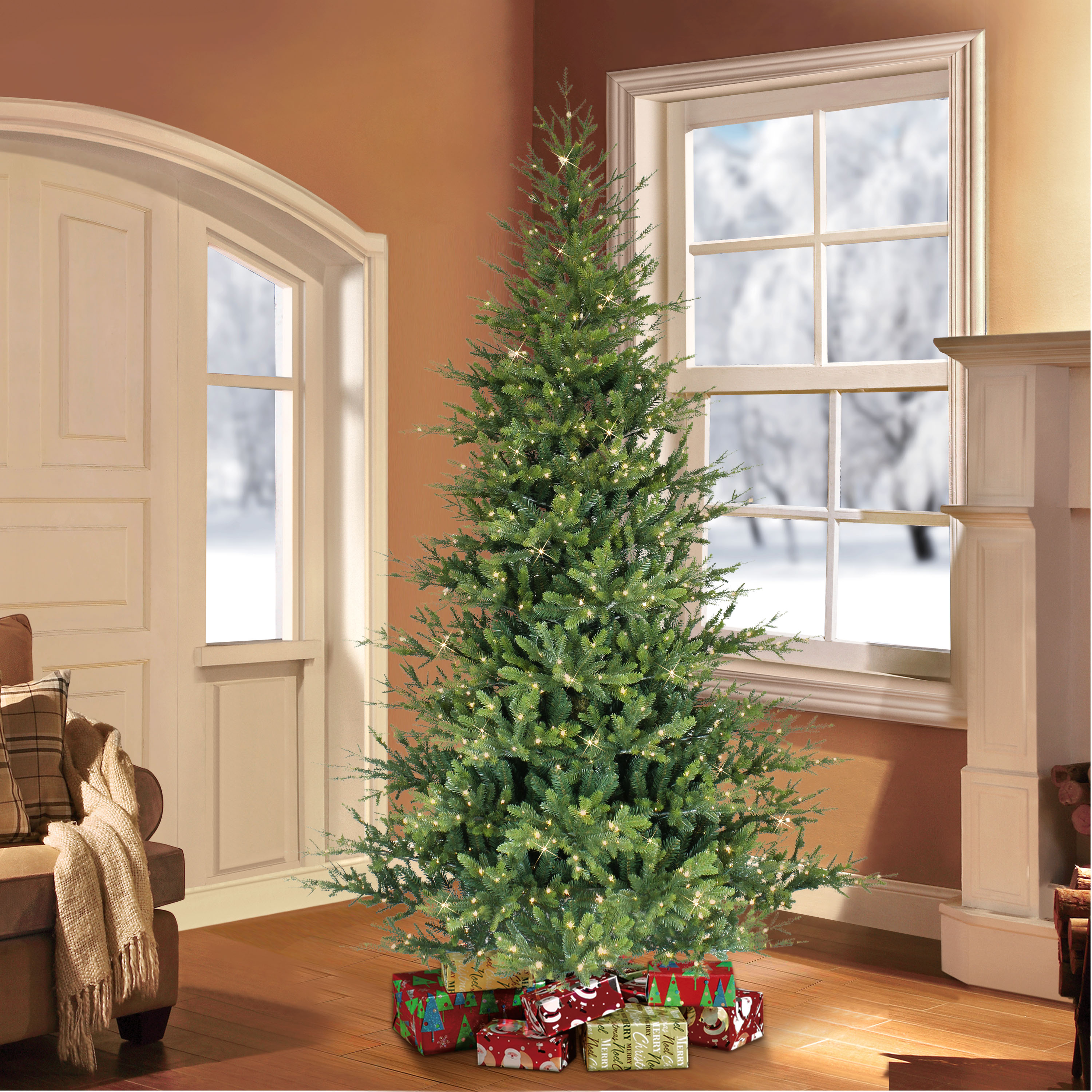 Puleo International 909-AXG-75QRLW10 Artificial-Christmas-Trees - View #4