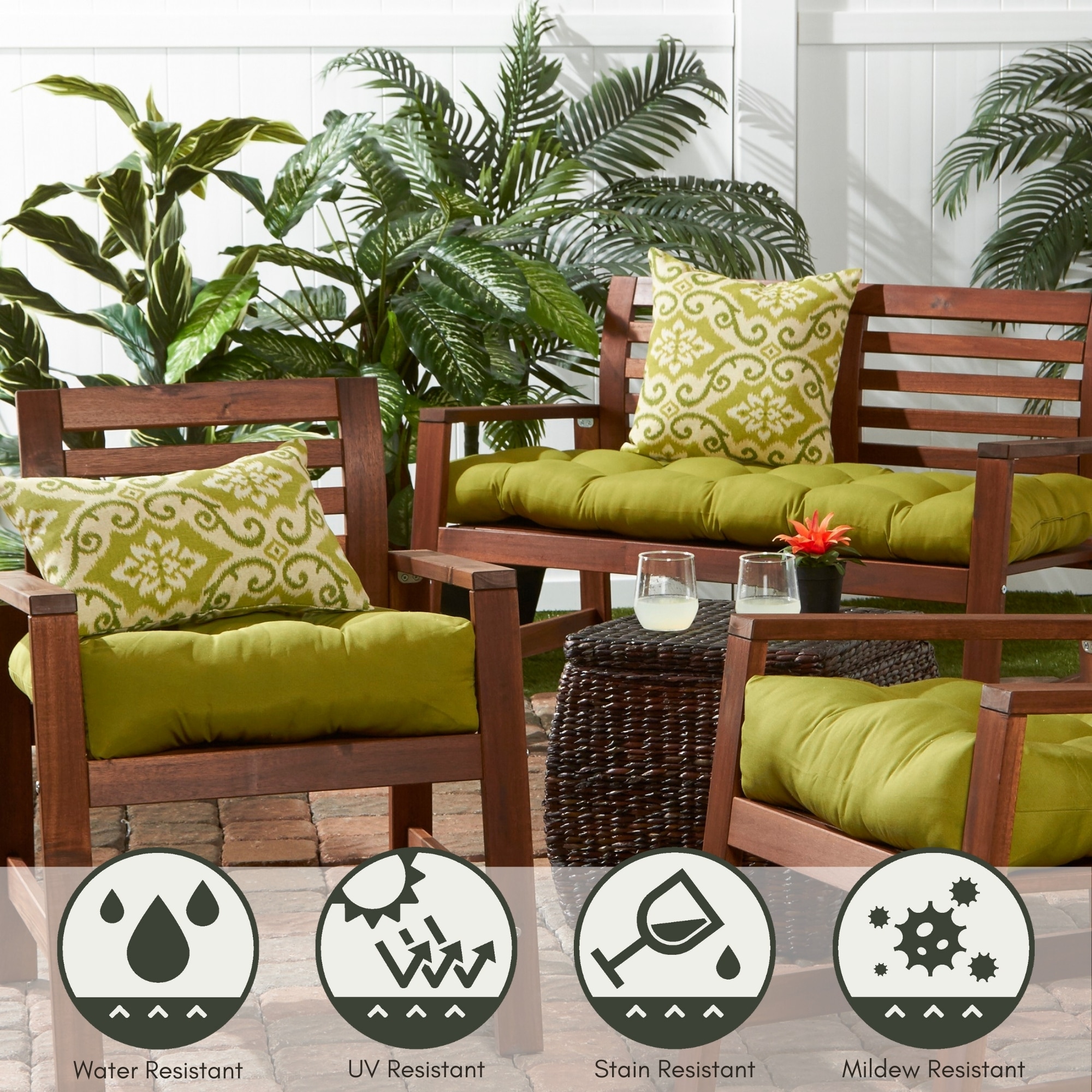 Greendale Home Fashions OC4803S2-SHOREHAM Outdoor-Accent-Pillows - View #3