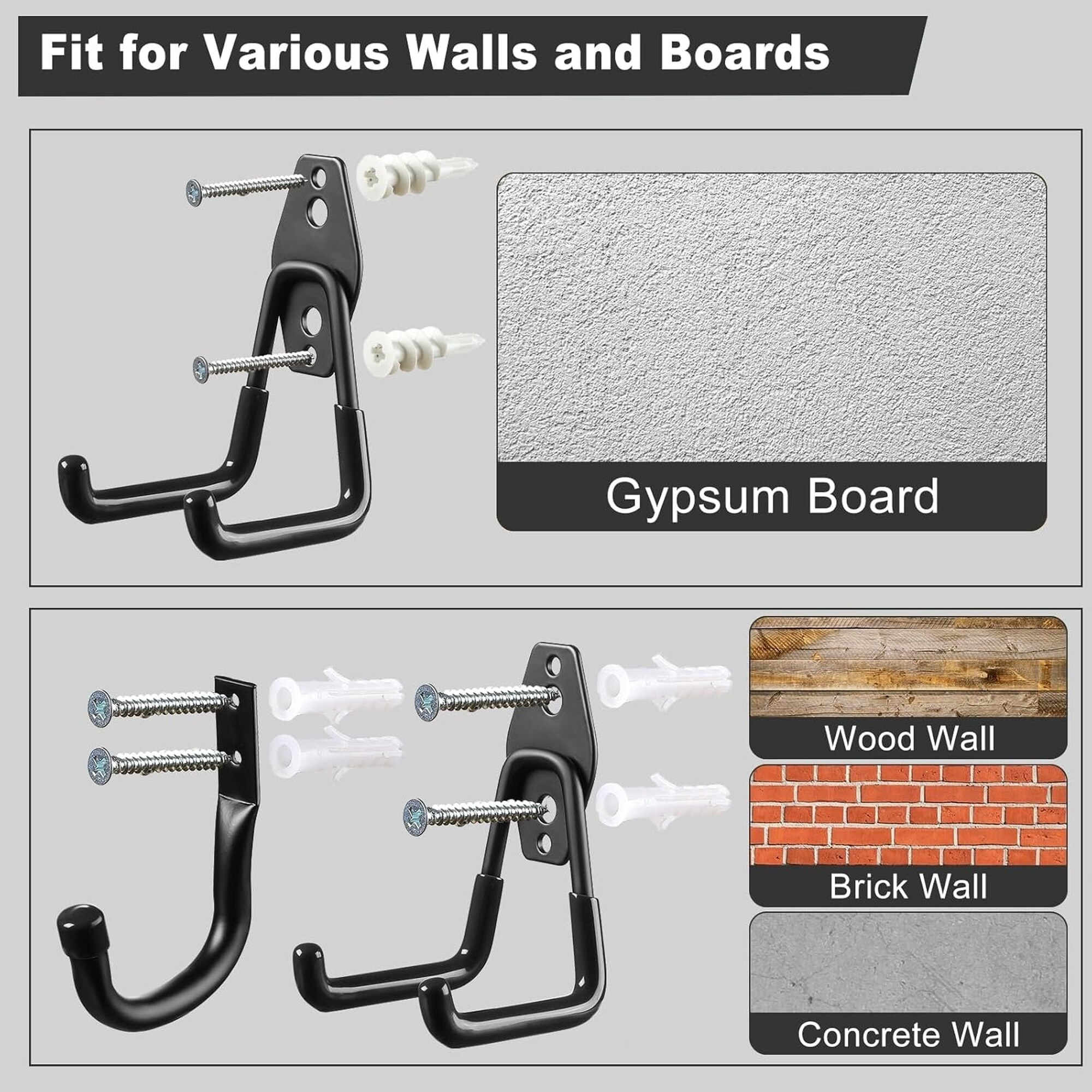 Numhew NHBEN28696 Garage-Storage-Hooks - View #3