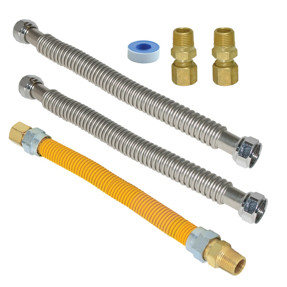 EASTMAN Stainless Steel Installation Kit Gas Water Heater