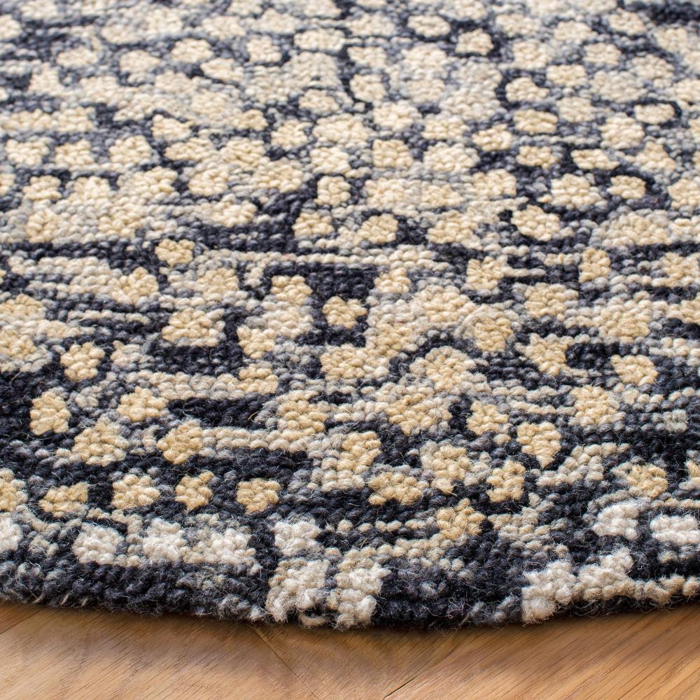 Handmade Ivory Wool Tufted Rectangular Area Rug