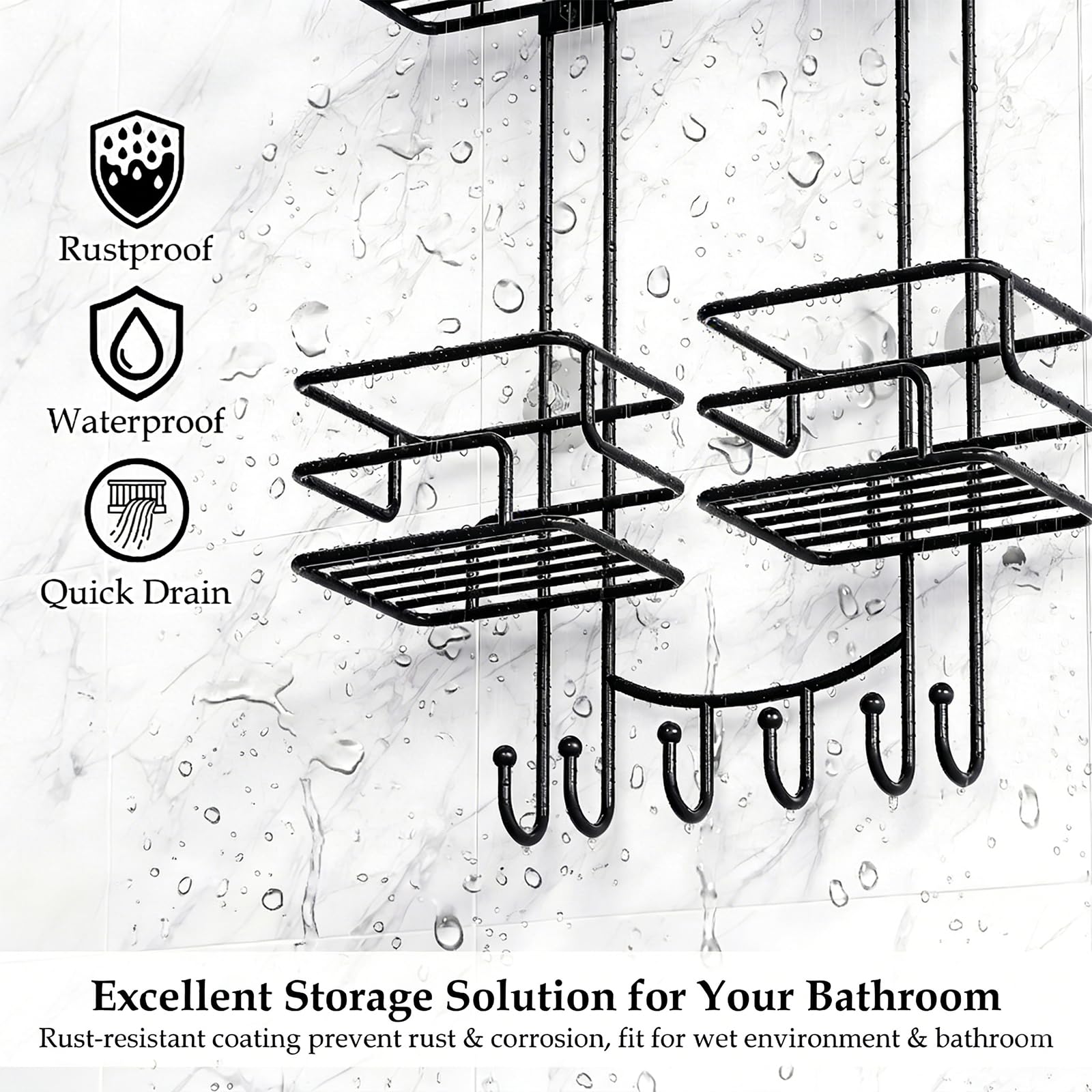 Lovav 5749848292653 Hanging-Shower-Caddies - View #2