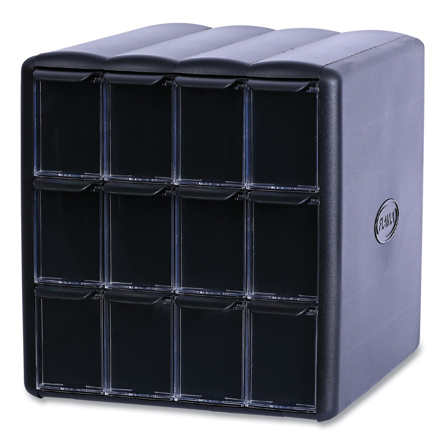 Flavia Four Column Merchandiser 12 Compartments 15.2 x 17.2 x 16.3 Black