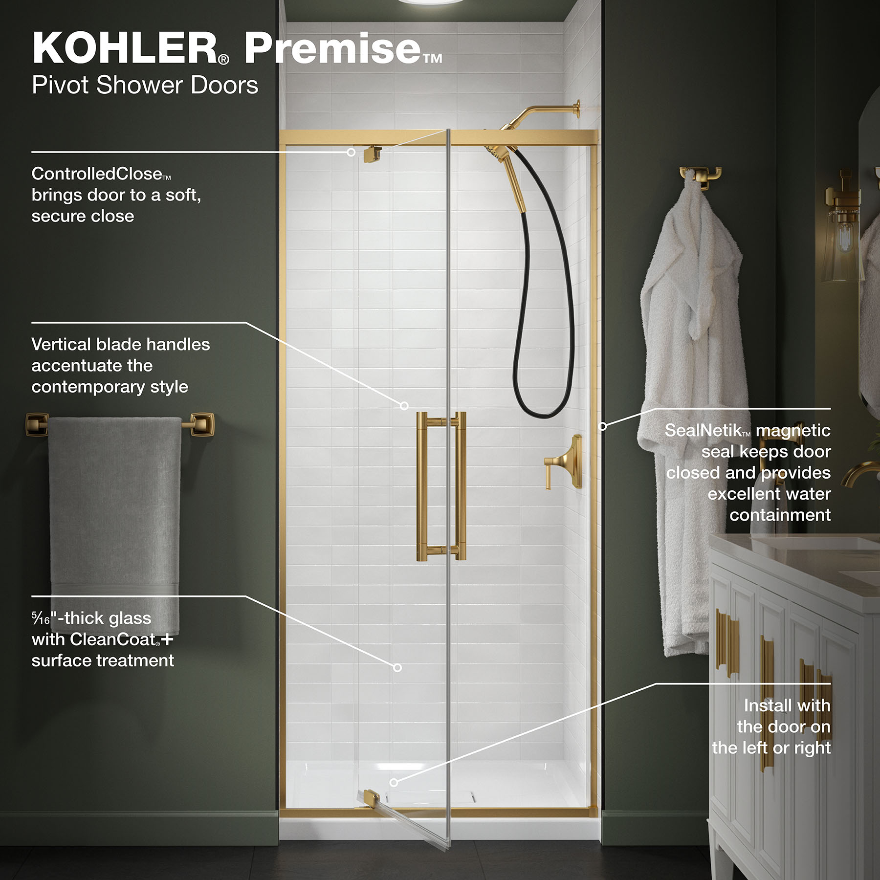 KOHLER 702481-8L-2MB Shower-Doors - View #6