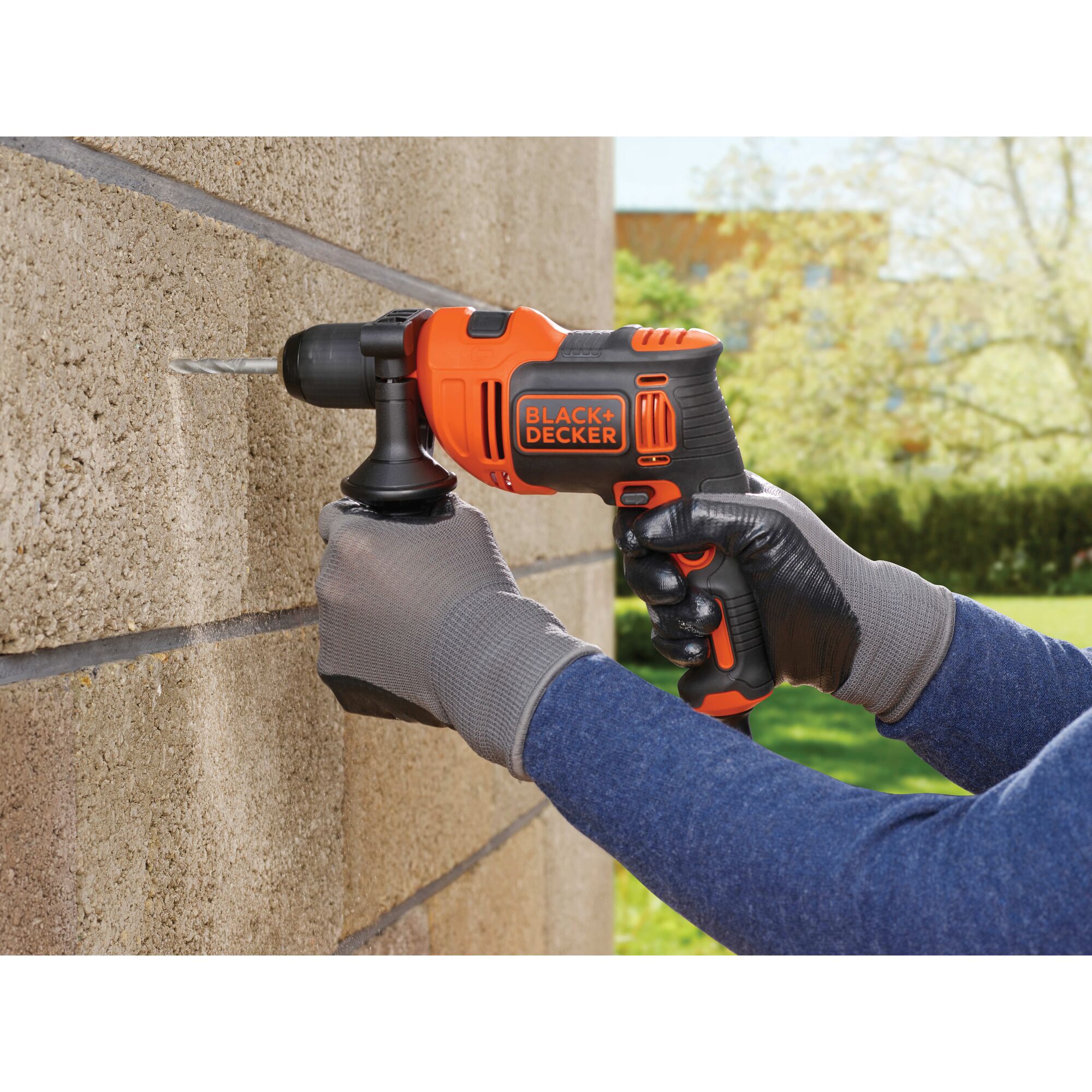 Black & Decker 1/2 Hammer Drill DR601 Corded Electric 6 Amp with
