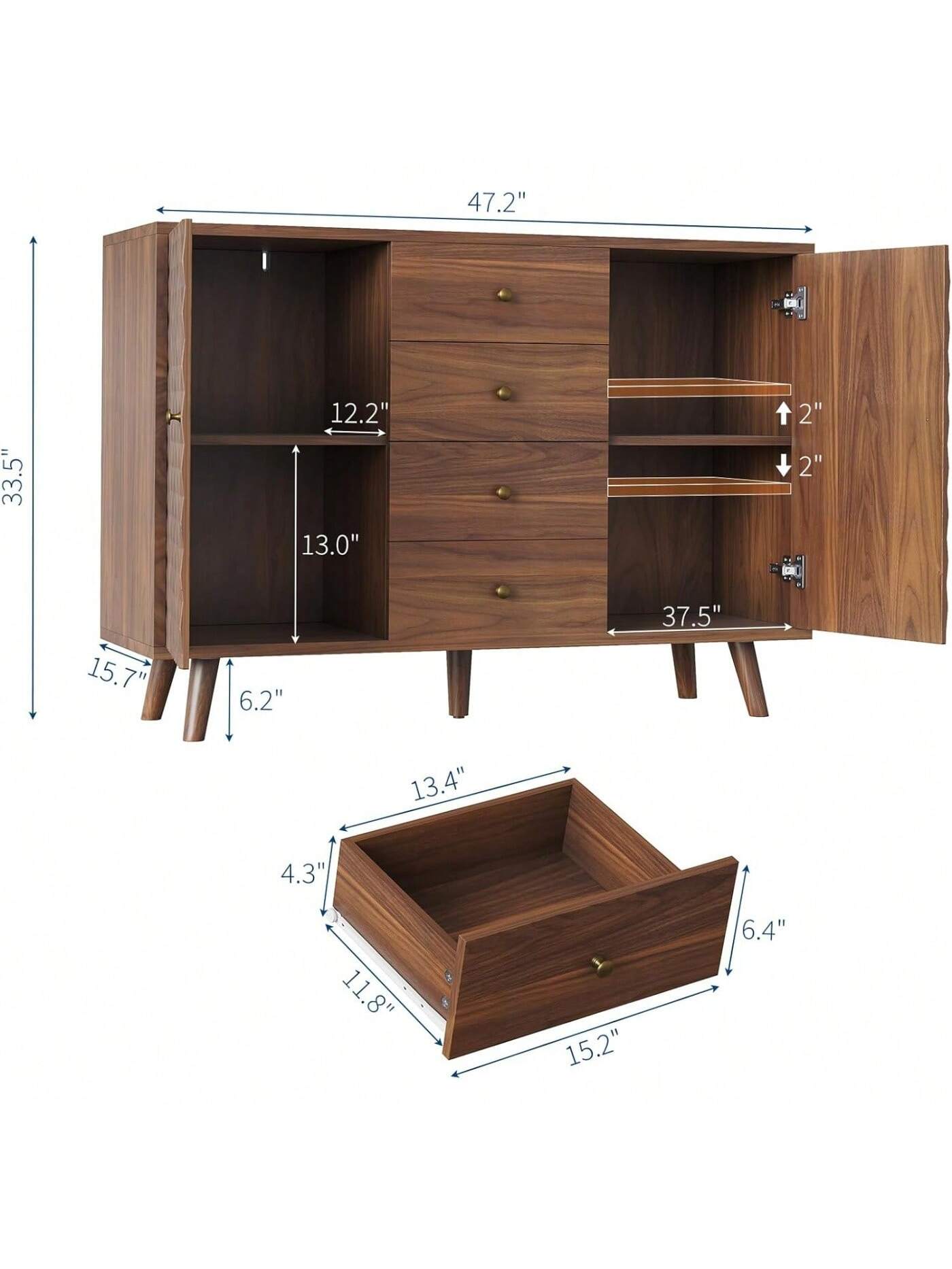 Qeetex BY-PHK-33PJRM36 Storage-Drawers - View #3