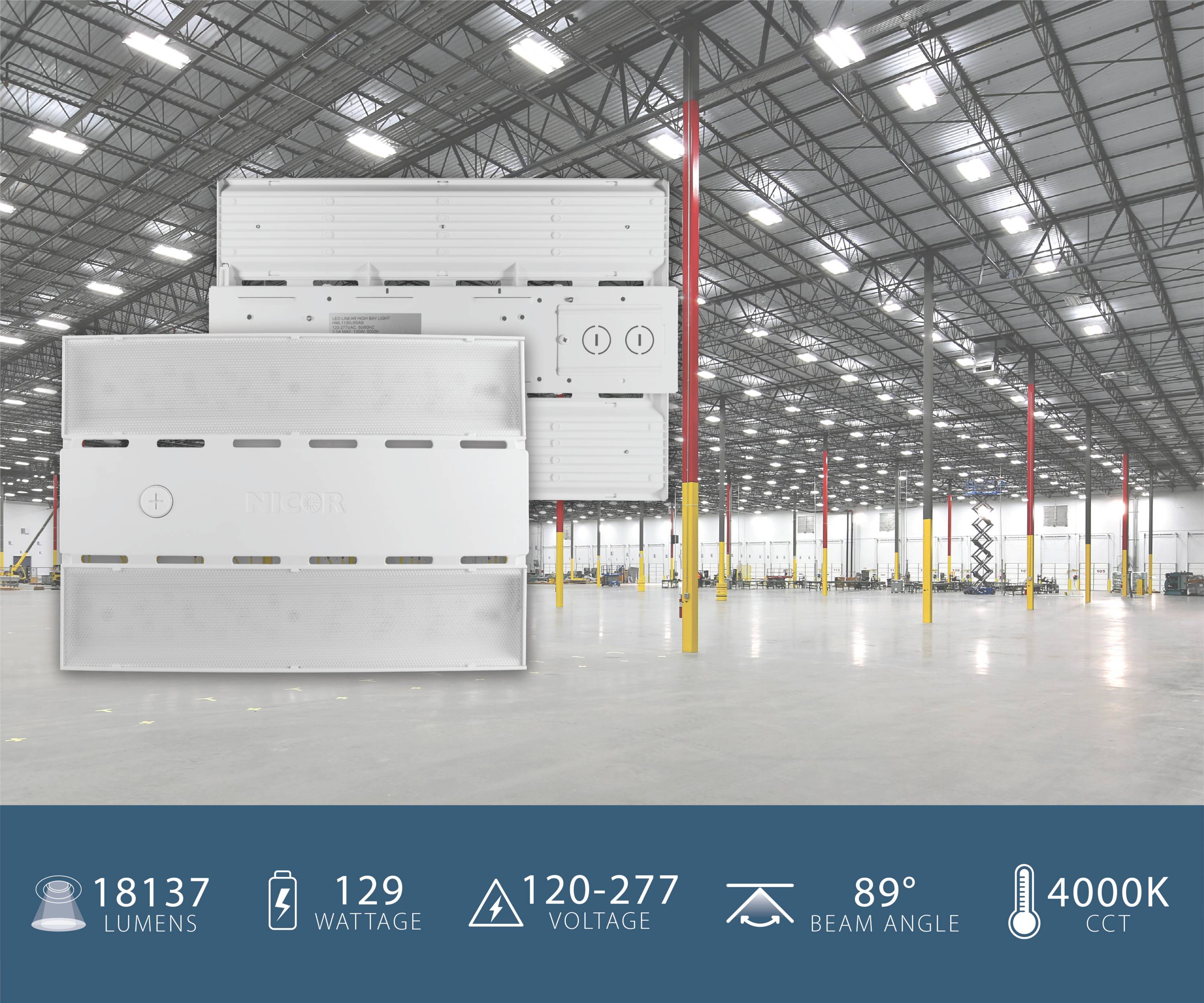 Nicor Lighting HML1130U40AS High-Bay-Lights - View #2