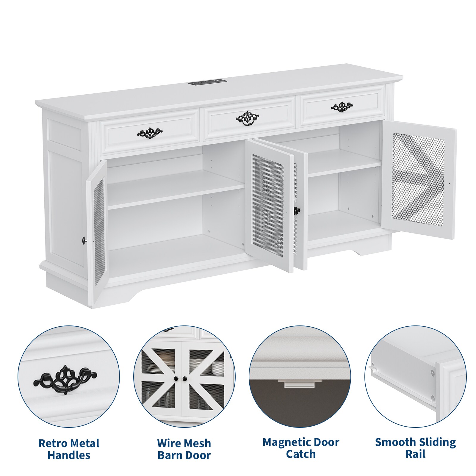 Assile P56JDDKB Pull-Out-Cabinet-Baskets - View #5
