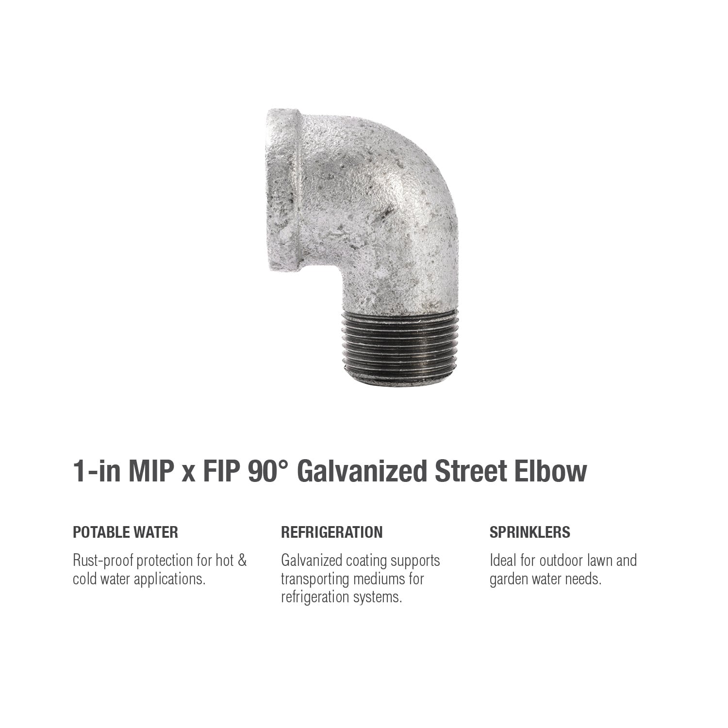 RELIABILT 60205 Galvanized-Fittings - View #5