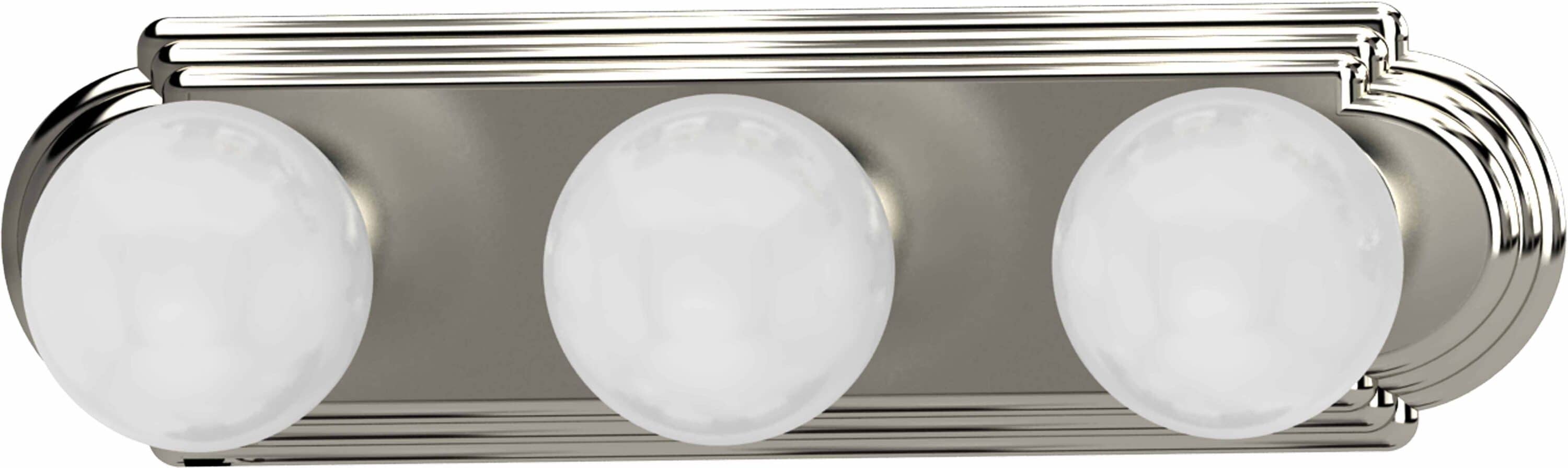 Brushed Nickel 18" Traditional Vanity Light Bar