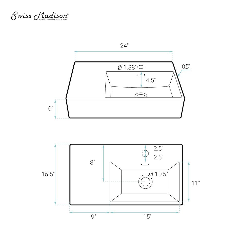 Swiss Madison SM-5-WS323 Lavatory-Faucets - View #5