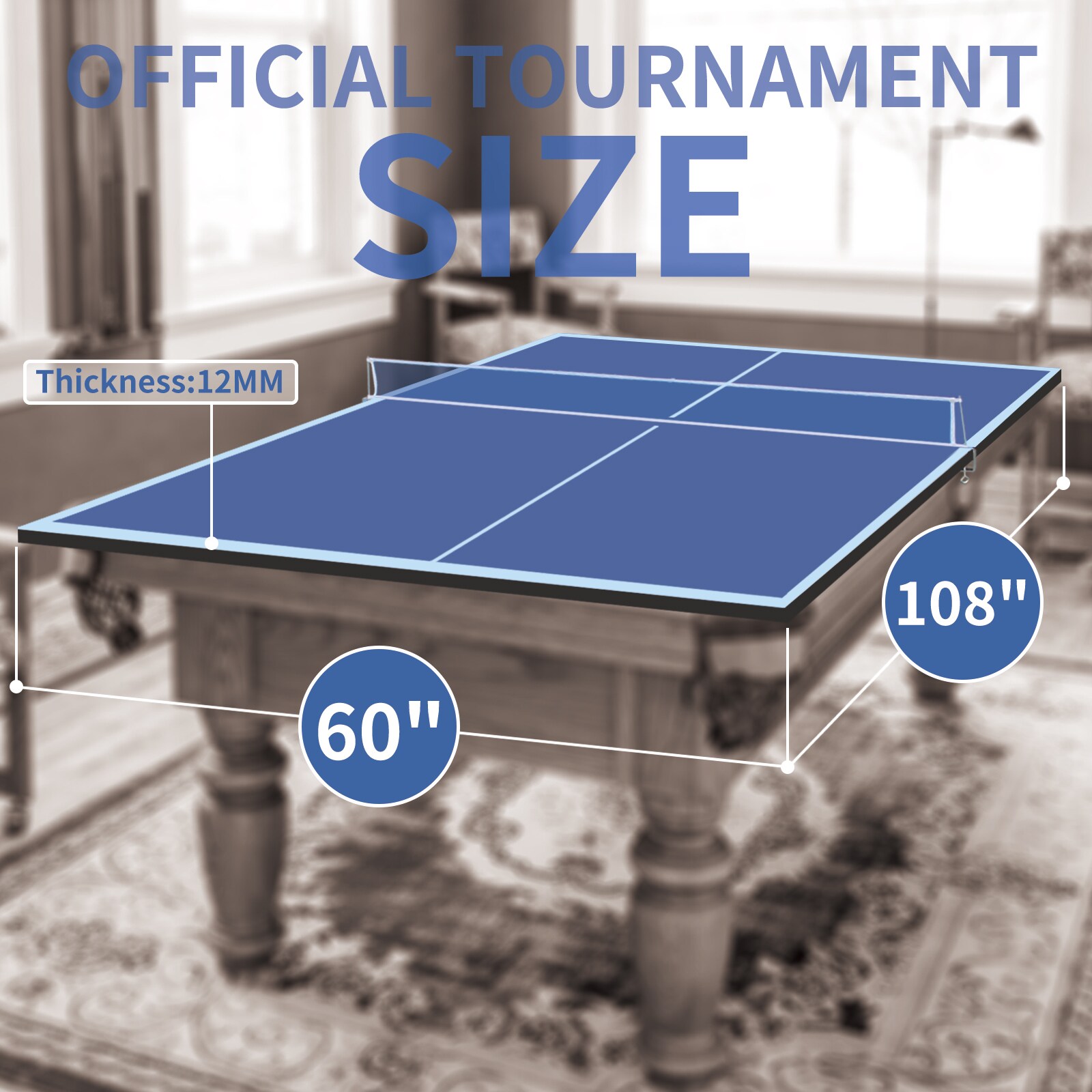 Huluwat XS-8P442641 Ping-Pong-Table - View #8