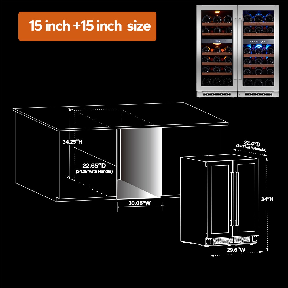 Ca'Lefort CLF-WD15WD15-LS Wine-Chillers - View #5