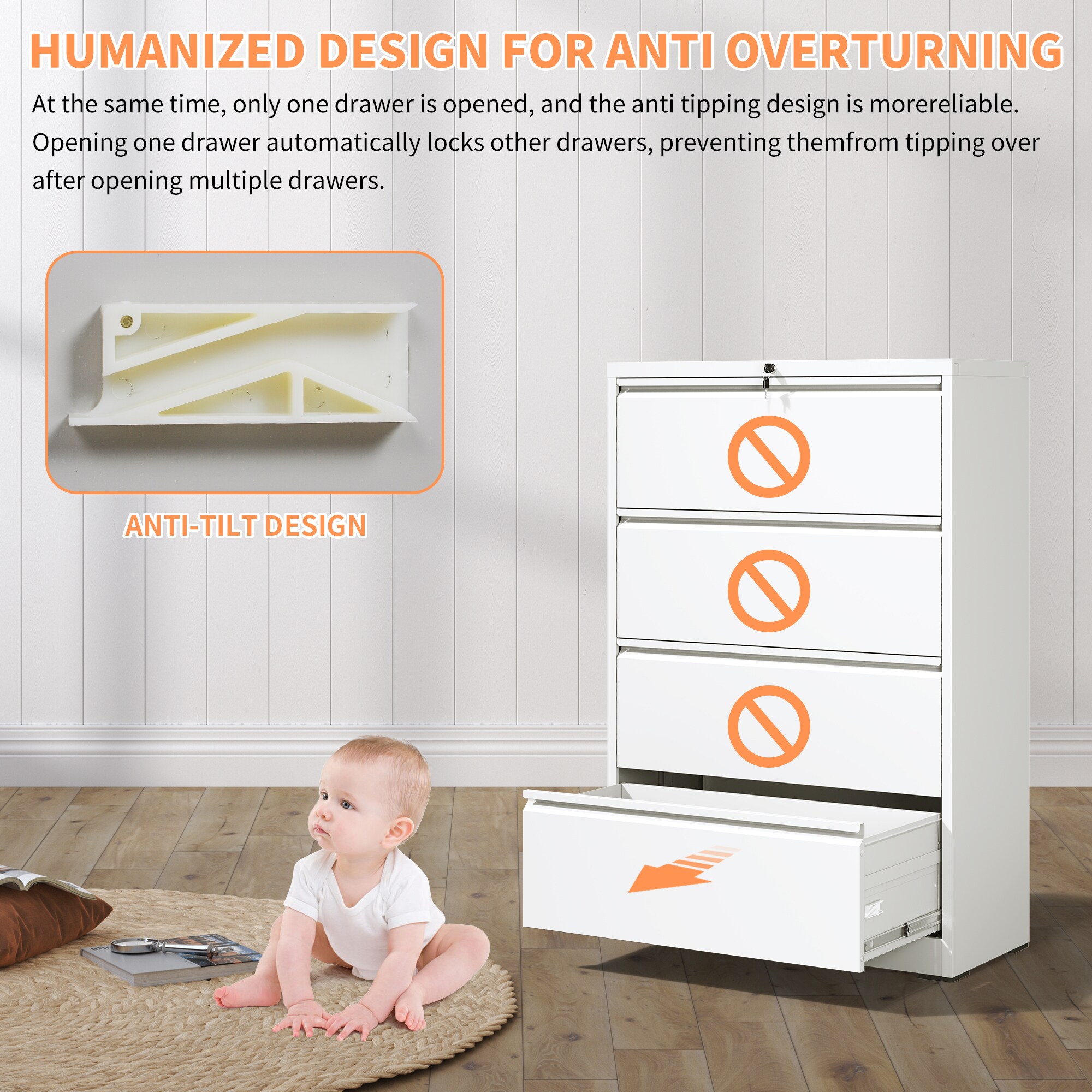 VIYET VIYET-A-746364348043 Filing-Cabinets - View #6
