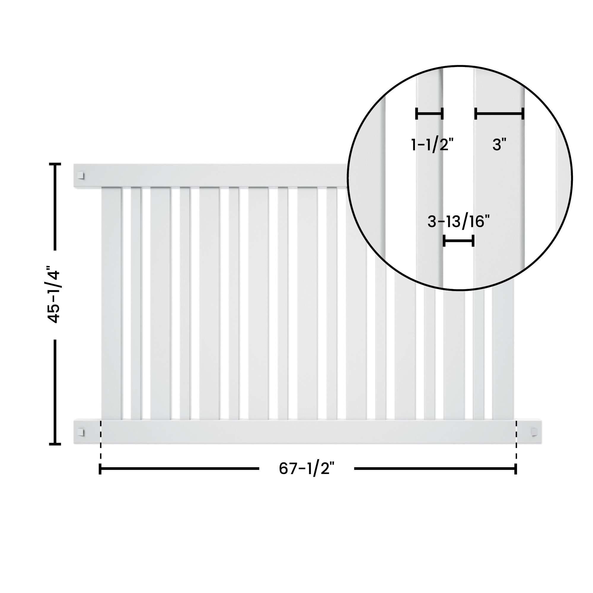 Outdoor Essentials 118664 Vinyl-Fence-Panels - View #9