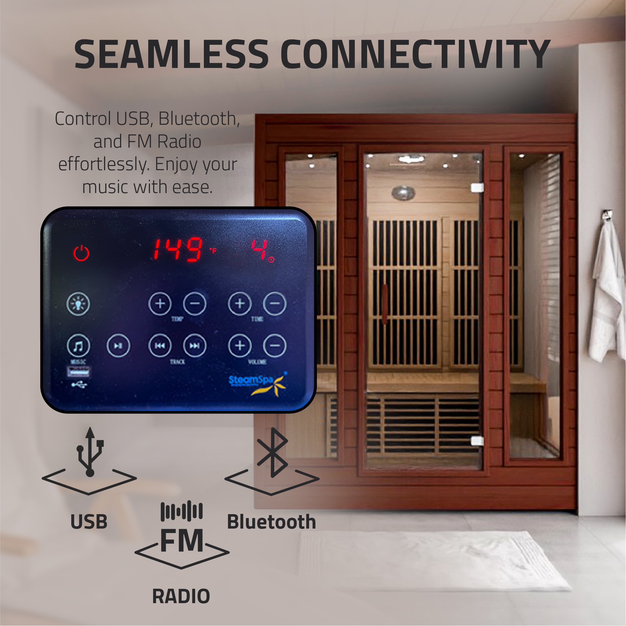 SteamSpa SC-SS0012-0S Indoor-Saunas - View #4