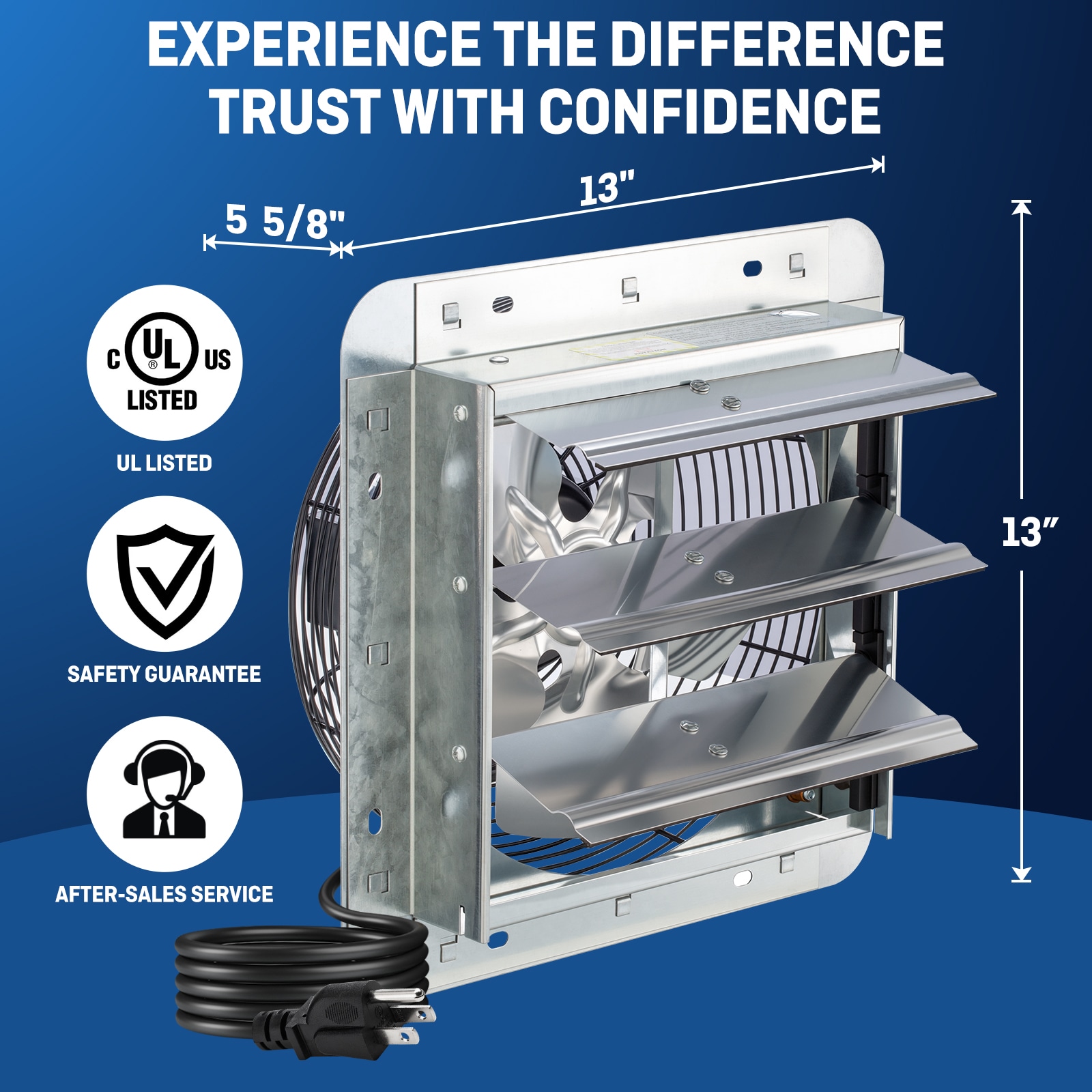 iLIVING ILG8SF10V-ST Wall-Mounted-Fans - View #7