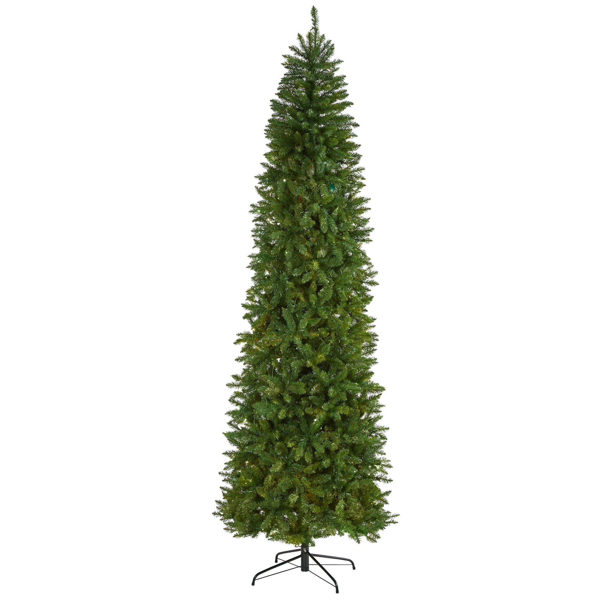 Nearly Natural T4492 9-ft Pine Slim Artificial Christmas Tree