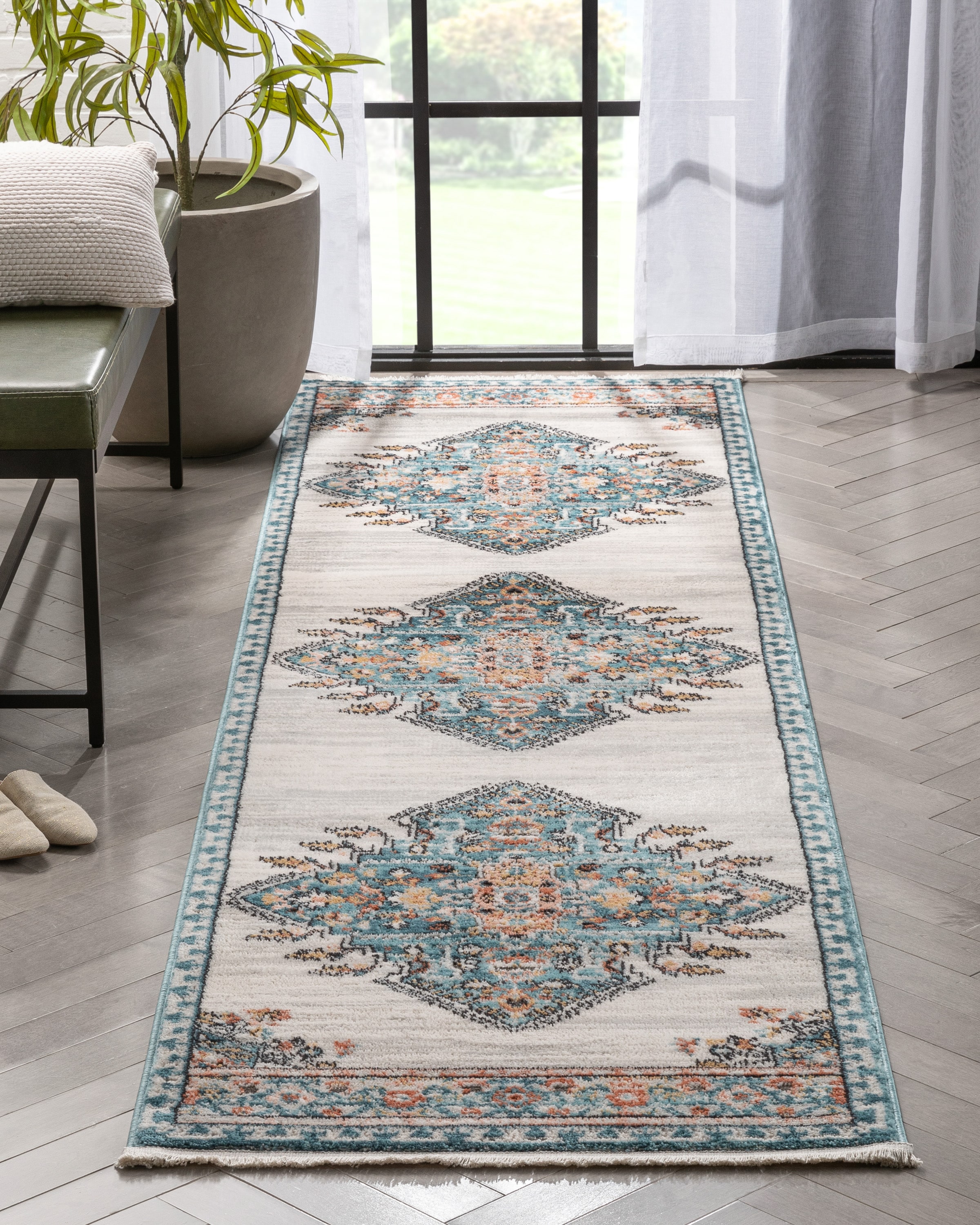 Mira Jute Floor Rug - Runner - Decor