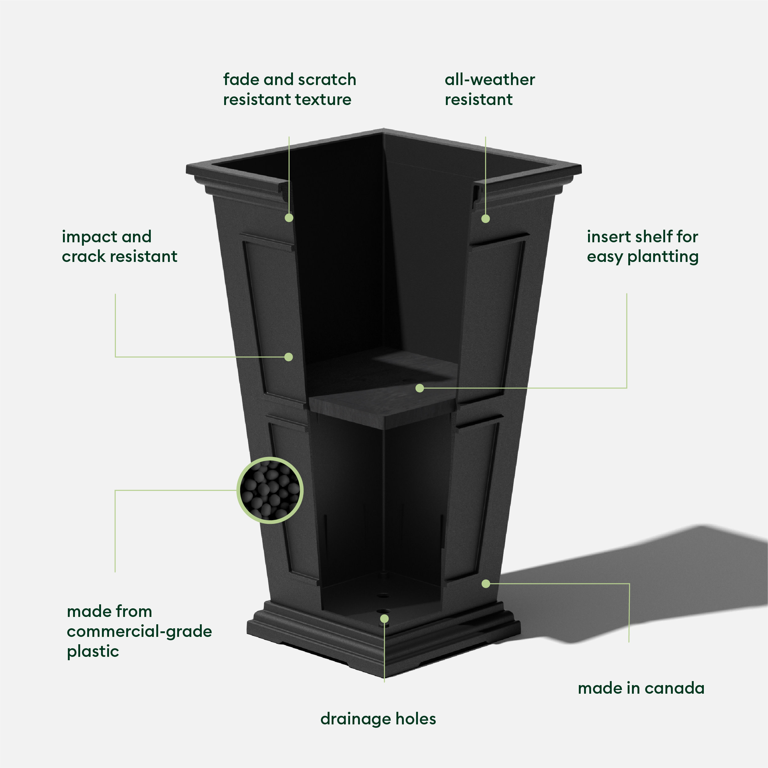Veradek BXVTL26B Planter-Window-Box - View #2