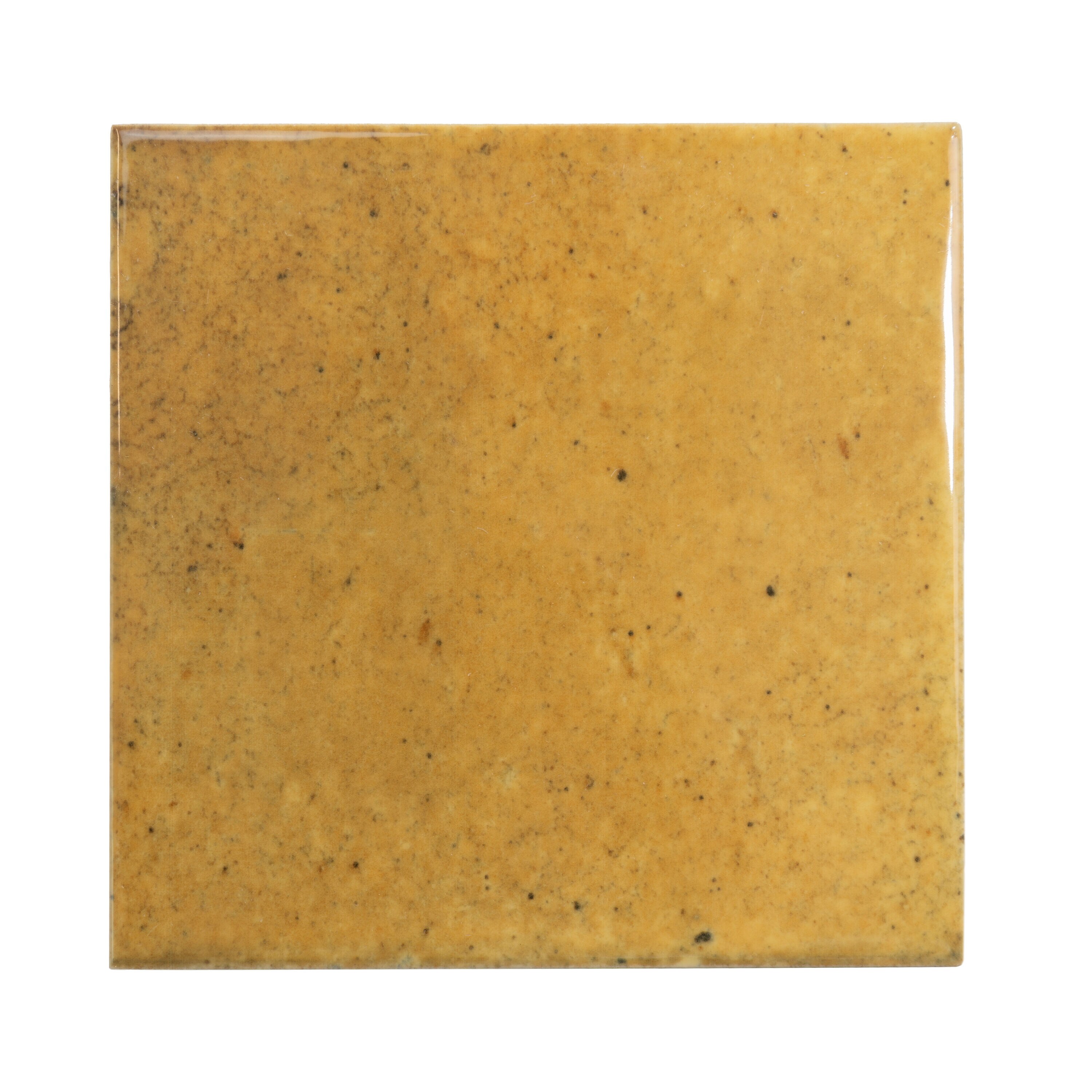 Apollo Tile Antiek Honey Orange 4-in x 4-in Glossy Ceramic Stone Look Floor  and Wall Tile (5.39-sq. ft/ Carton)