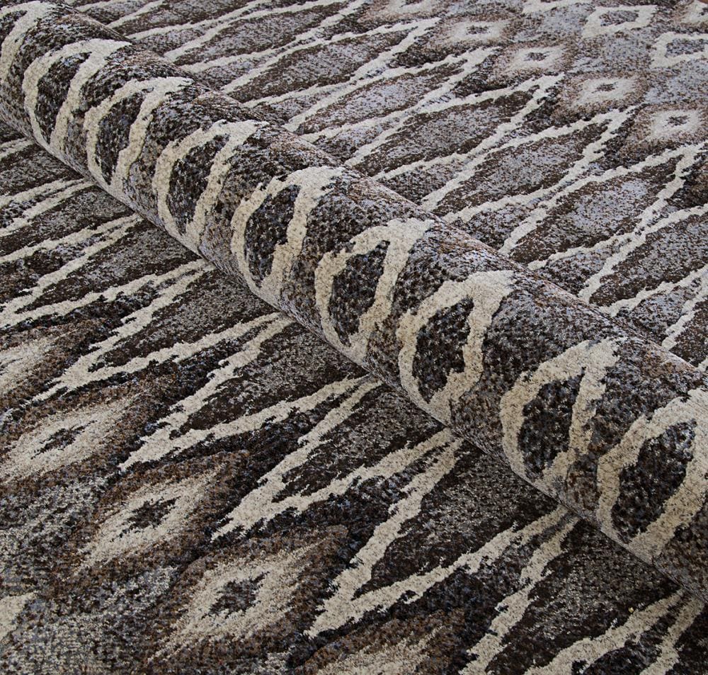Easton Gray Synthetic Transitional Area Rug