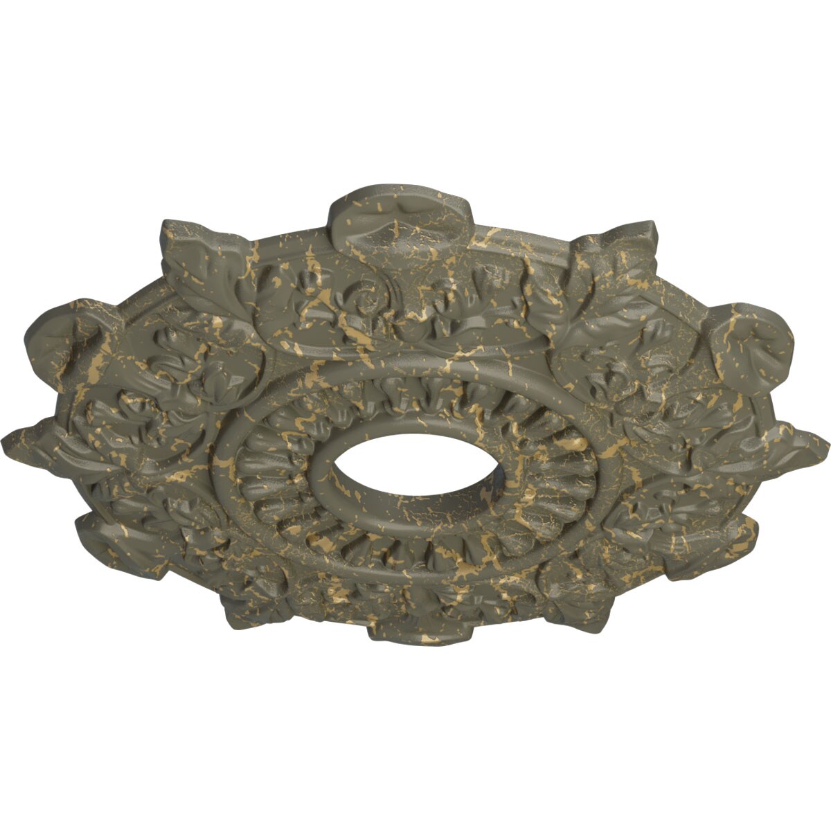 Ekena Millwork CM17PRWHC Ceiling-Medallions - View #2