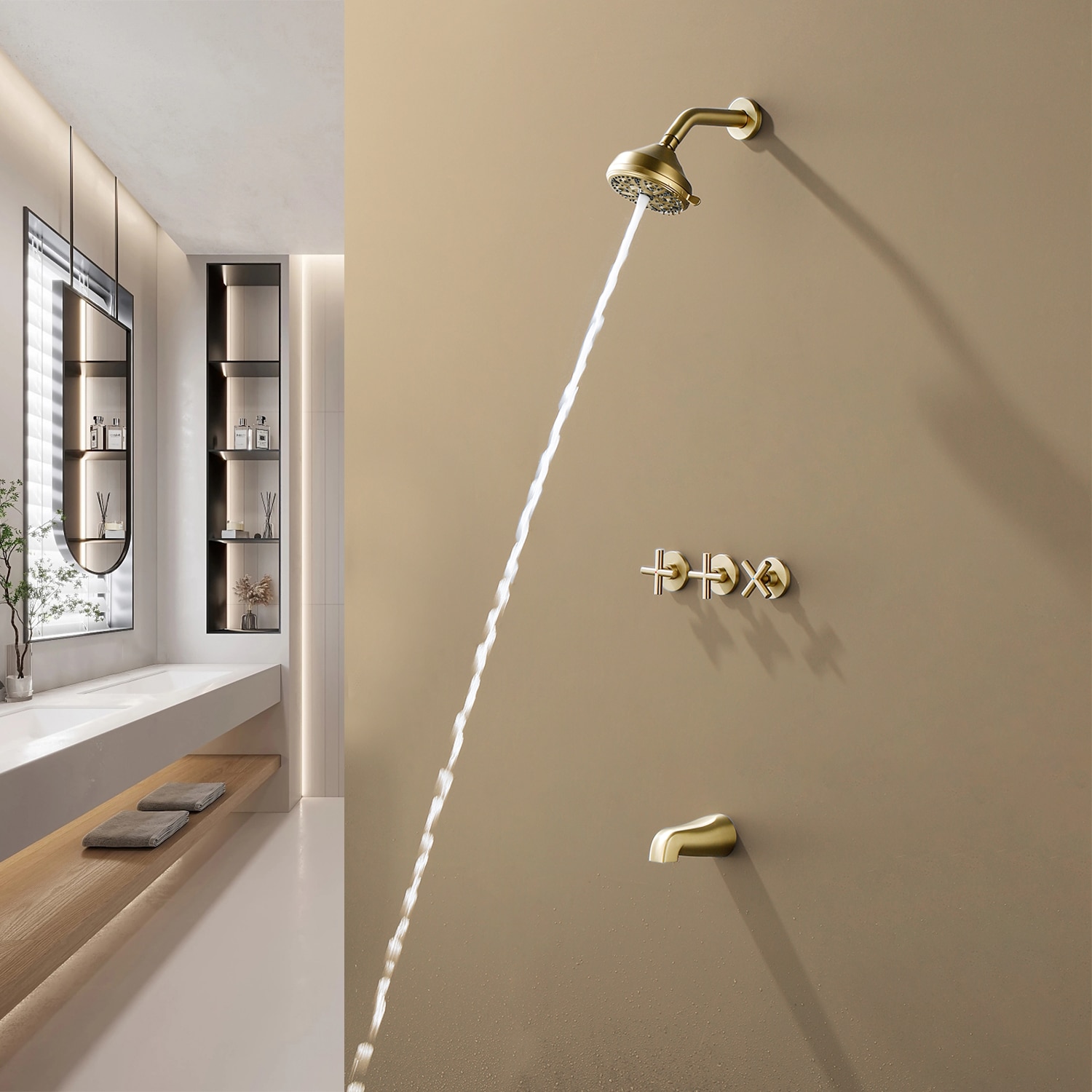 Nestfair SMD058G Tub-Shower-Faucets - View #6
